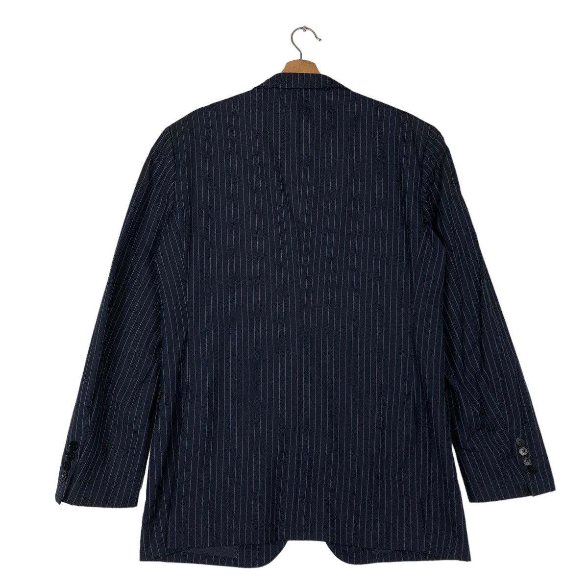 Burberry 🔥Vintage Burberry Black Label Double Breast Striped Jacket Size US M / EU 48-50 / 2 - 8 Thumbnail