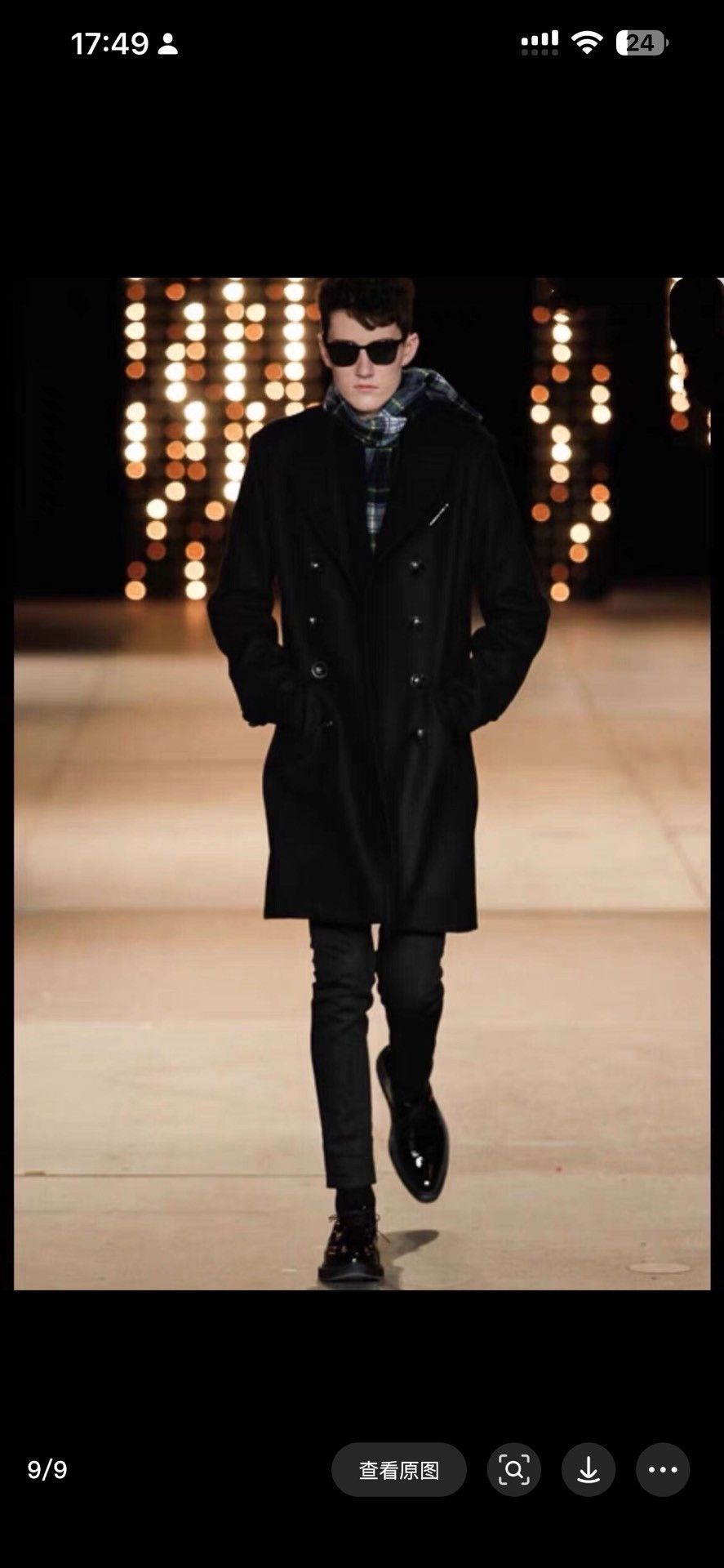 Hedi Slimane Saint Laurent Hedi Slimane Wool Coat Size US S / EU 44-46 / 1 - 6 Thumbnail