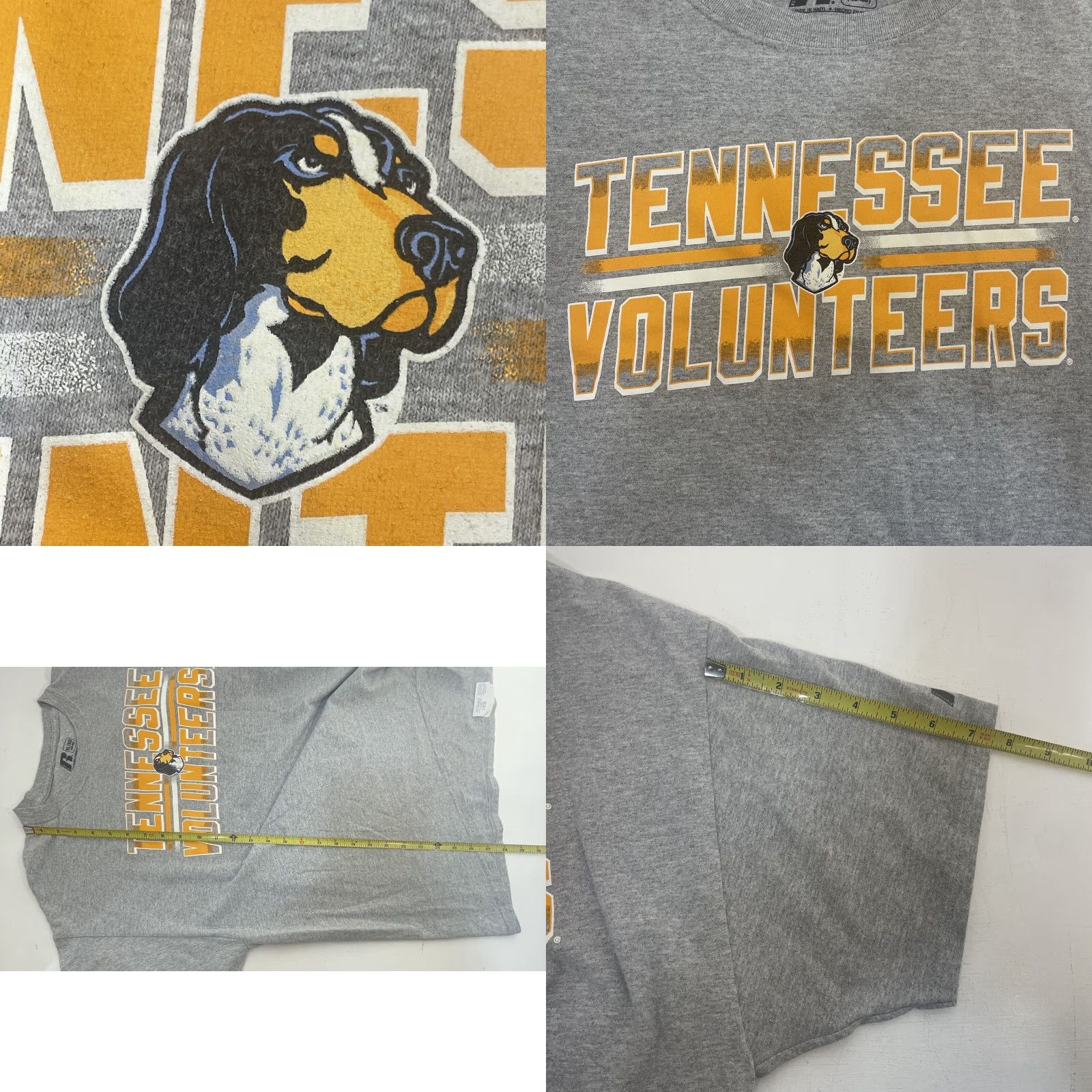 Vintage VINTAGE University Of Tennessee Volunteers Smokey Mascot Shirt Men XL Gray Russell Tag Size US XL / EU 56 / 4 - 10 Thumbnail