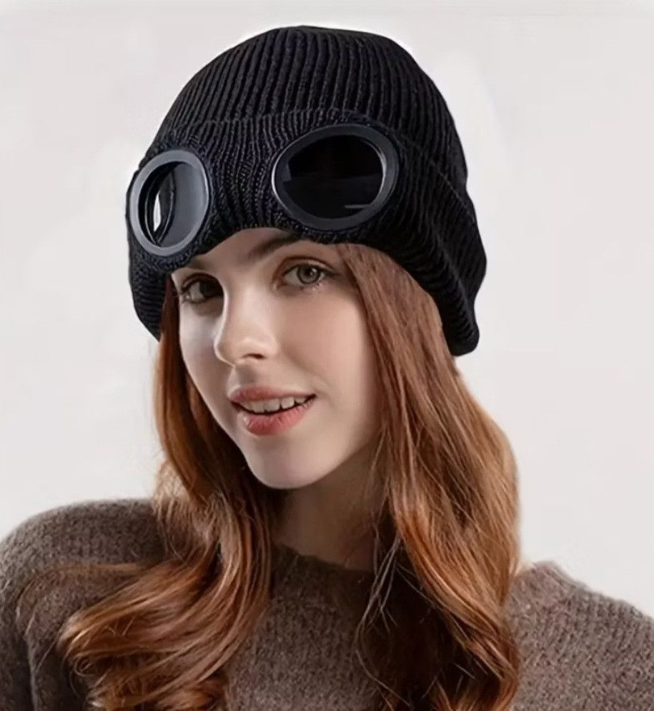 Japanese Brand 💥Casual Lens black beanie Size ONE SIZE - 2 Thumbnail