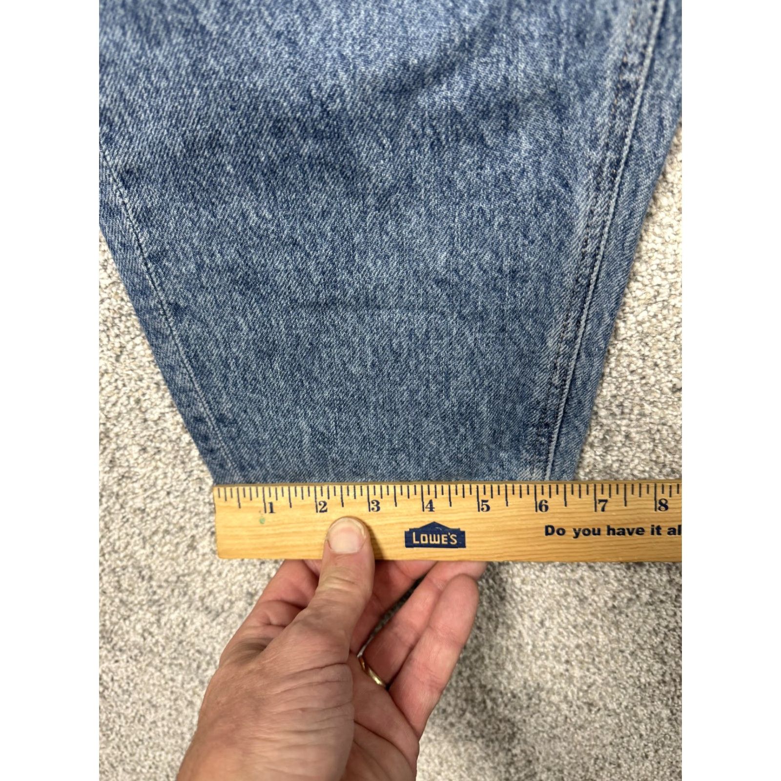 American Eagle Outfitters American Eagle Outfitters Jeans Womens 8 Blue Relaxed Mom High Rise Distressed Size 30" / US 8 / IT 44 - 3 Thumbnail