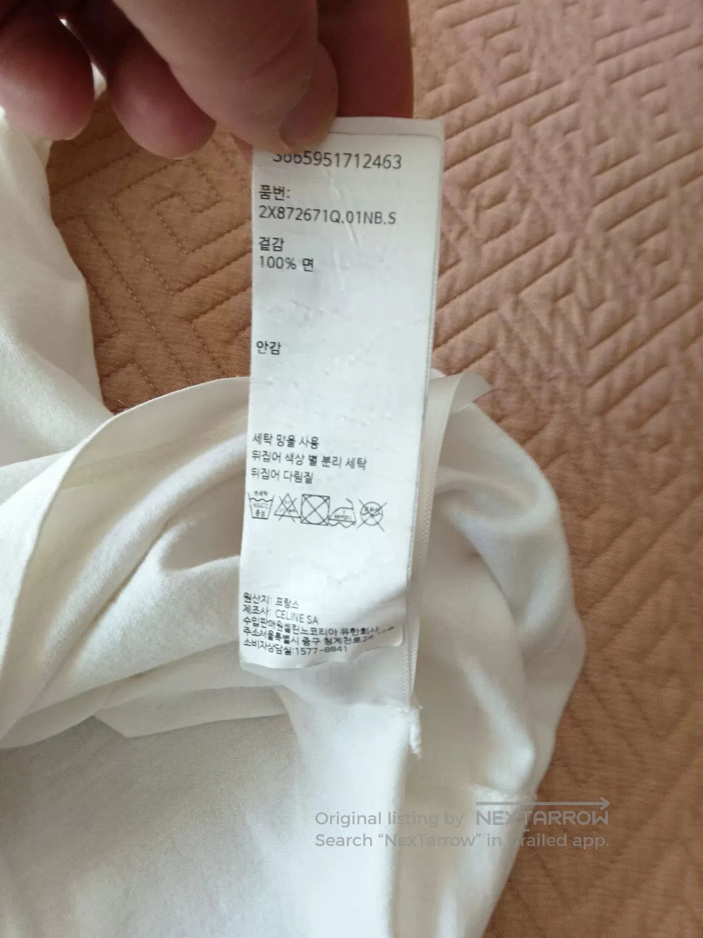 Celine Celine Paris White Short-Sleeve T-Shirt. Size S / US 4 / IT 40 - 6 Thumbnail