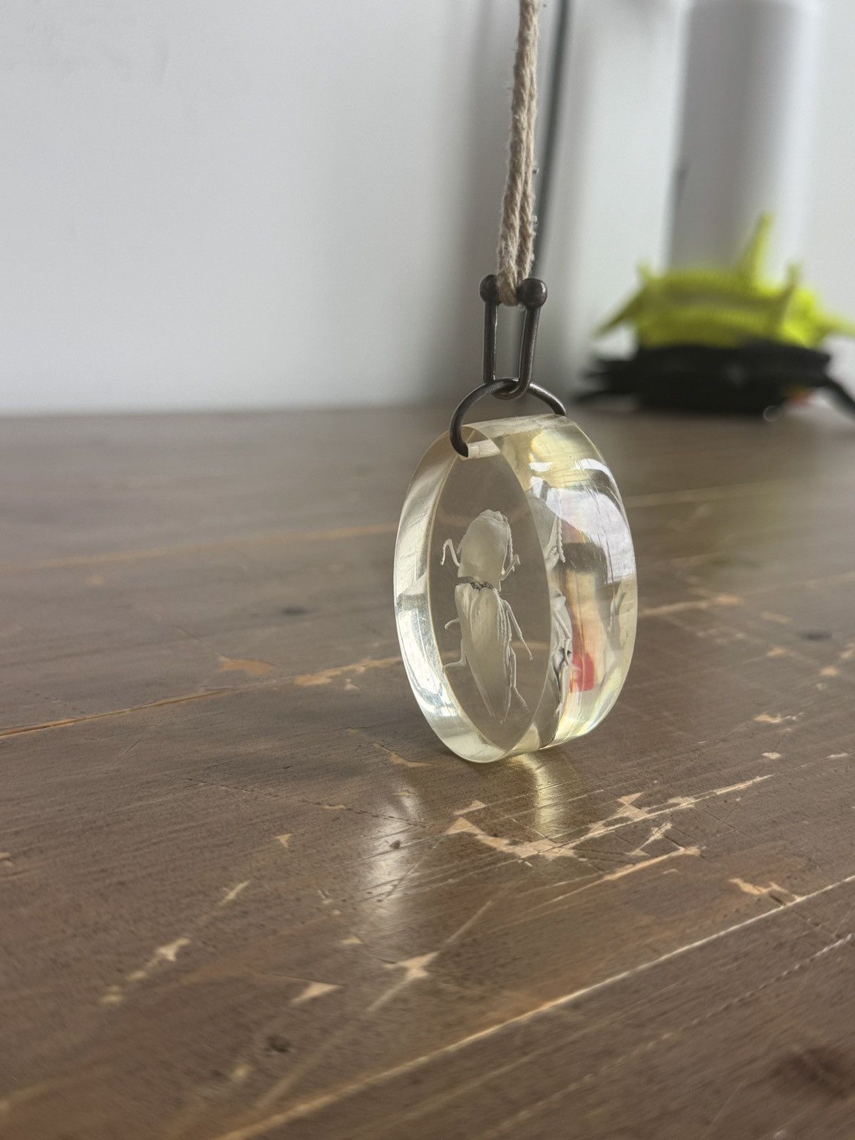 Maison Margiela Artisanal Rare Margiela Resin Beetle Necklace Size ONE SIZE - 4 Thumbnail