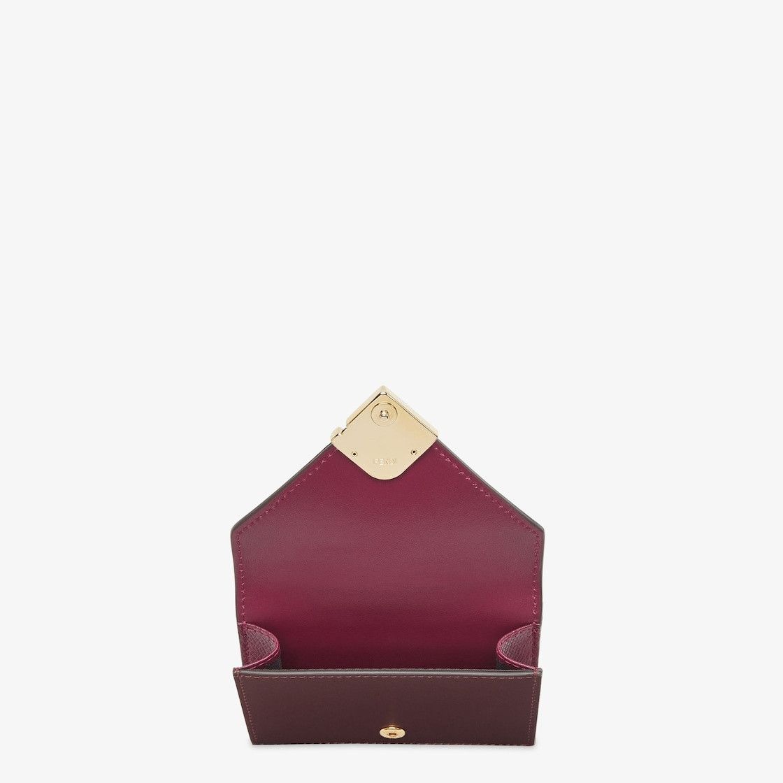 Fendi o1s1wg111224 Size: OS / FF Diamonds Wallet in Burgundy Size ONE SIZE - 2 Thumbnail