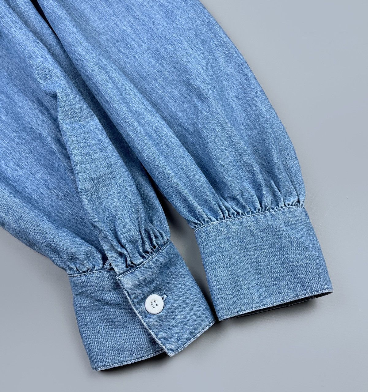 See by Chloe See By Chloe Frill Collar Denim Shirt Eternal LS Size 38 Size S / US 4 / IT 40 - 11 Thumbnail