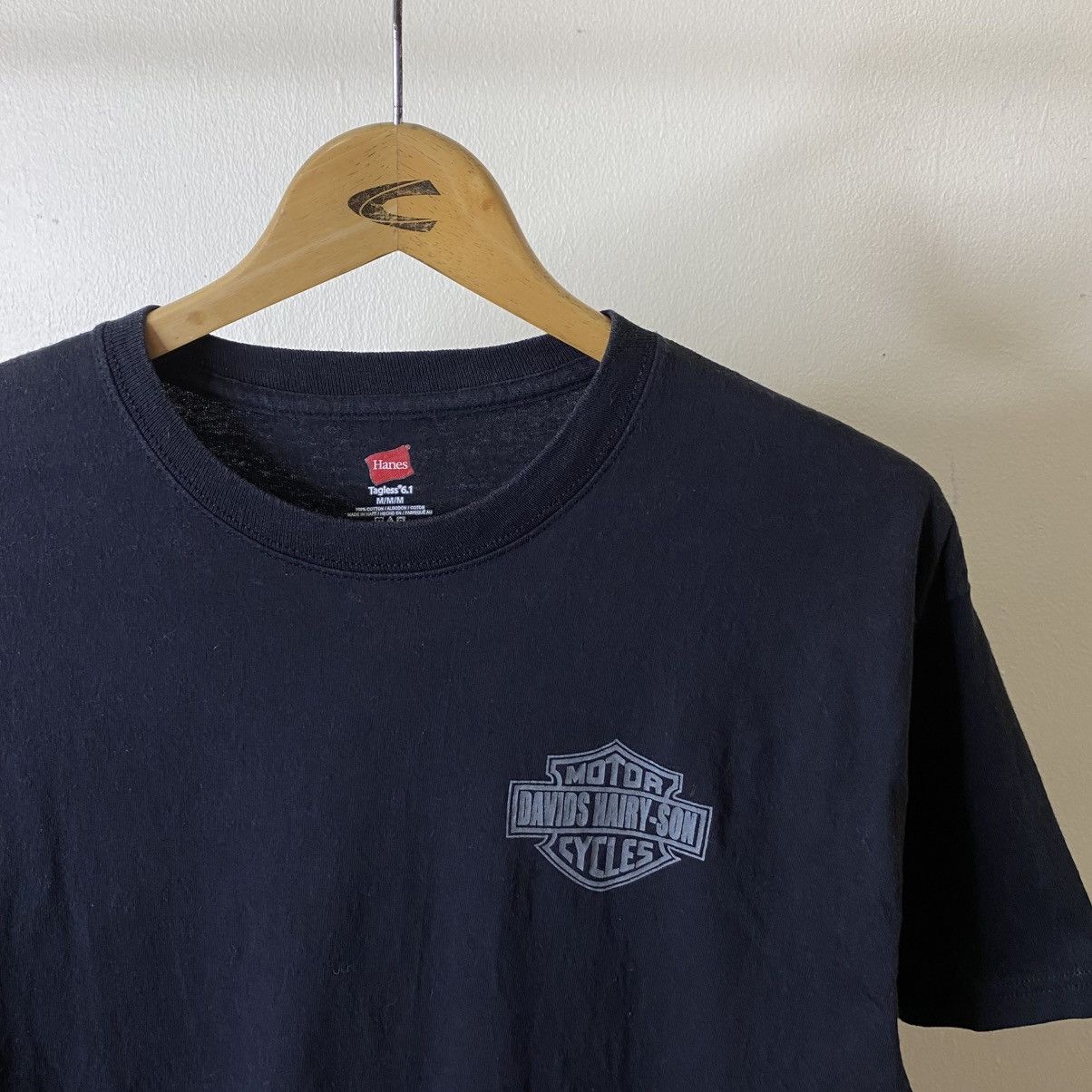 Vintage Y2K Davids Hairy Son Parody Harley Davidson Funny Humor Tee Size US M / EU 48-50 / 2 - 5 Thumbnail