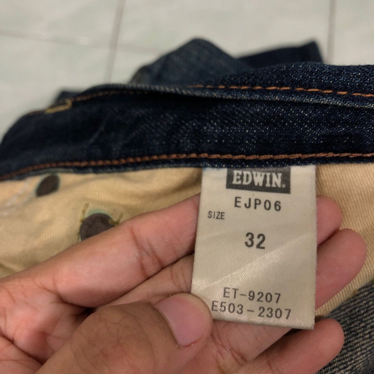 Edwin 🔥Vintage Edwin Denim Jeans Japan Issey Miyake Size US 34 / EU 50 - 23 Thumbnail
