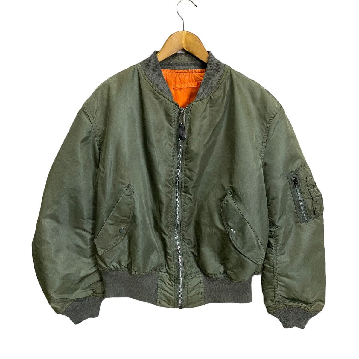 Alpha Industries Vtg Ma1 Usaf Air Force Alpha Industries Size US XL / EU 56 / 4 - 1 Thumbnail