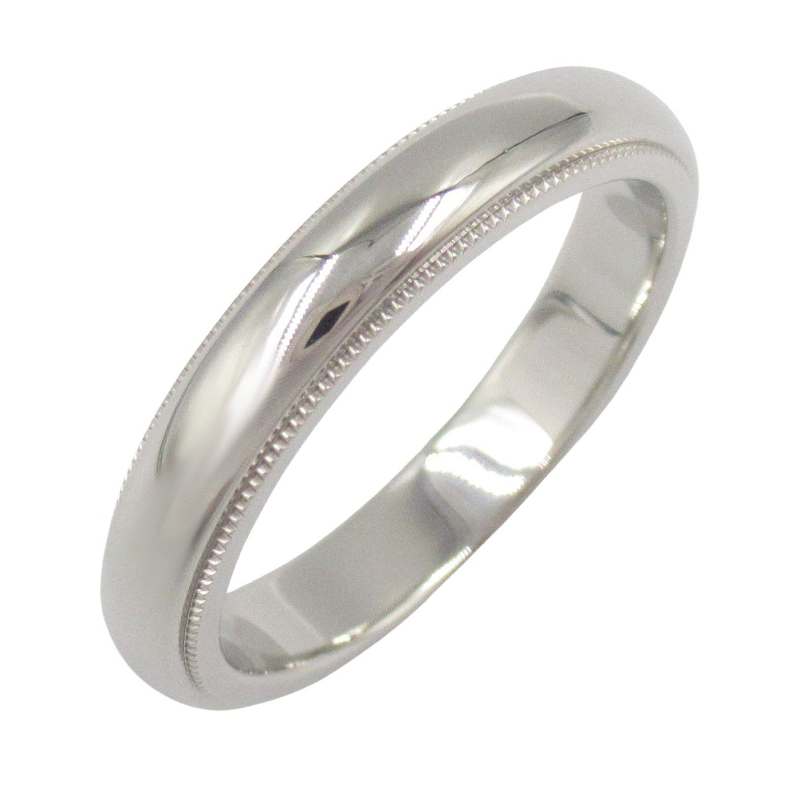 Tiffany & Co. Tiffany Co Milgrain Ring Pt950 Platinum Silver Size ONE SIZE - 1 Thumbnail