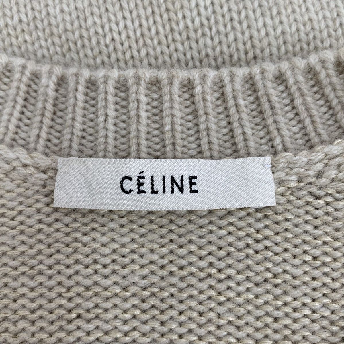 Celine Celine Brown Cashmere Long Sleeve Knit Sweater K26WX Size M / US 6-8 / IT 42-44 - 5 Thumbnail