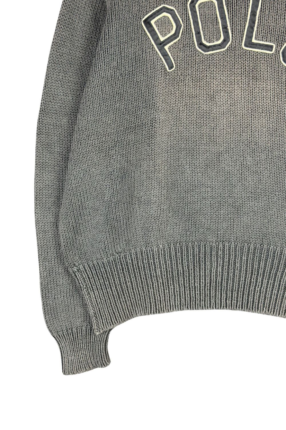 Polo Ralph Lauren Late 90s Polo Sport Ralph Lauren Appliqué Logo Knit Sweater Size US XL / EU 56 / 4 - 4 Thumbnail