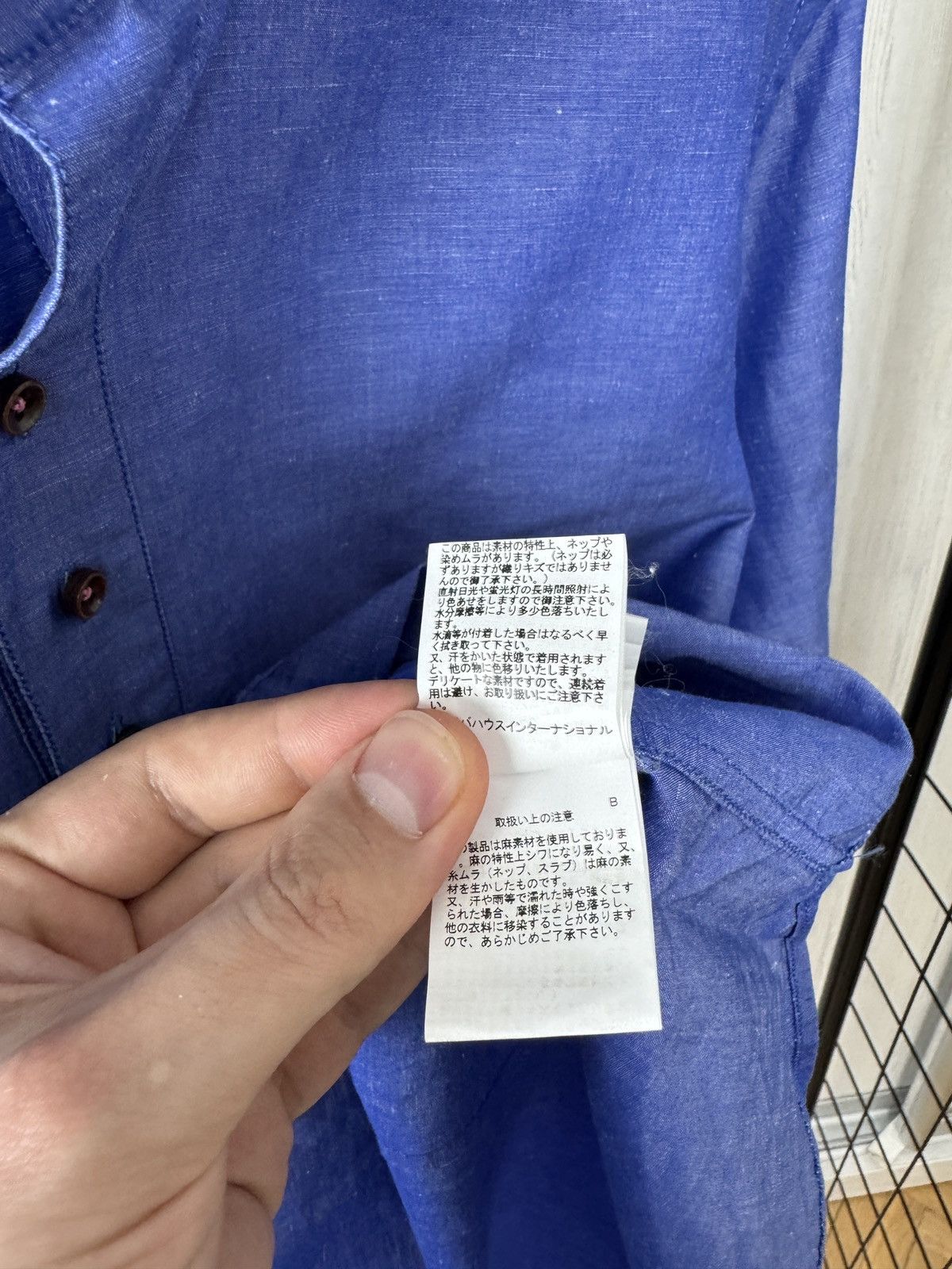 Other Recency of Mine Linen Cotton blue half button shirt Size US M / EU 48-50 / 2 - 12 Thumbnail