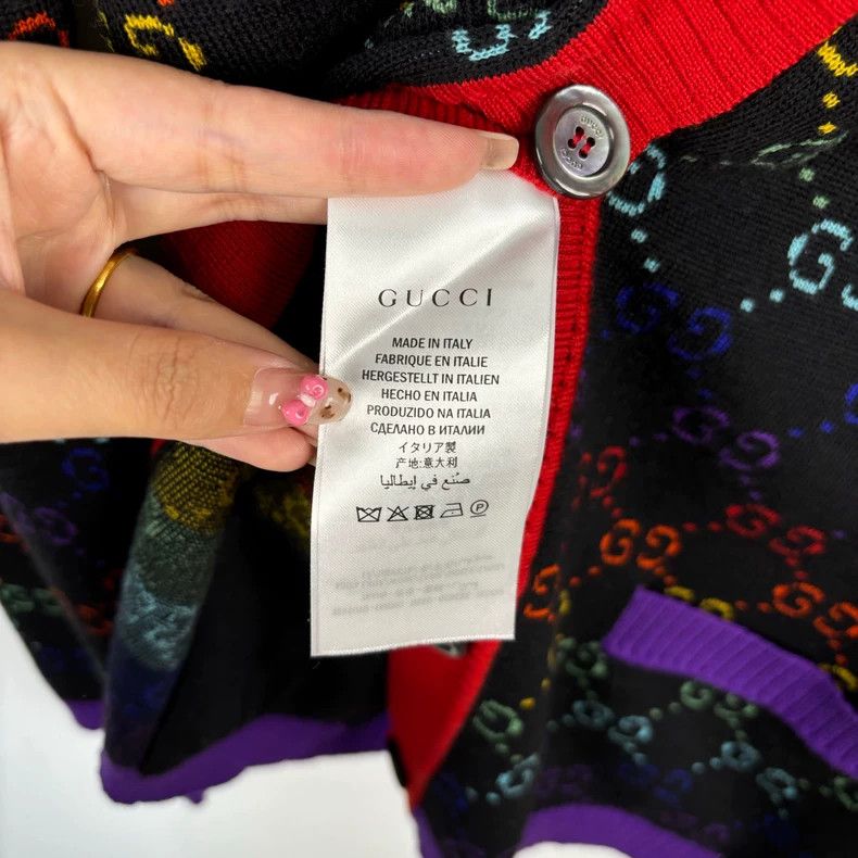 Gucci Gucci Rainbow old flower cardigan sweater 2501-Nextarrow Size US S / EU 44-46 / 1 - 4 Thumbnail