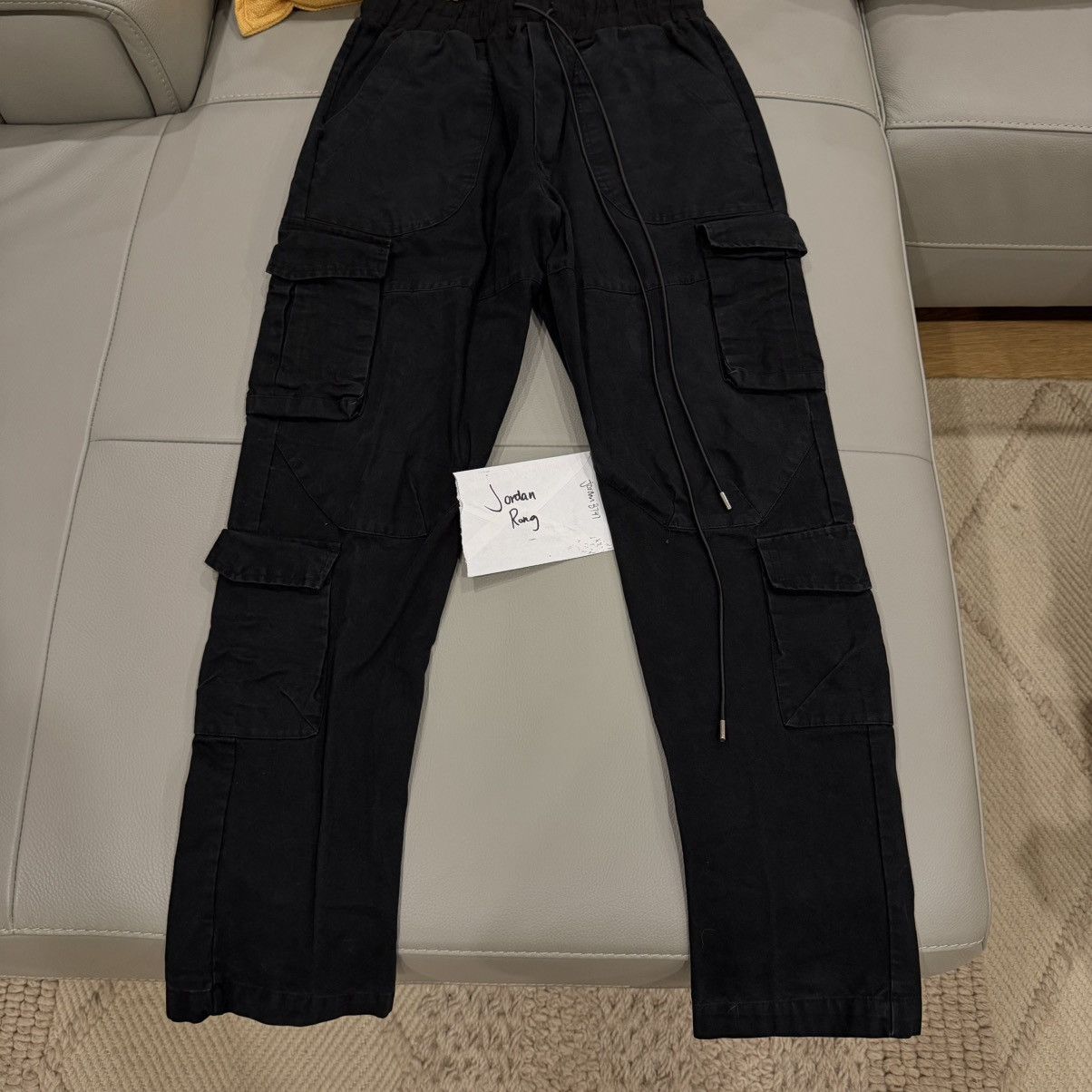 Richie Le Collection Richie Le Cargo Pants 1.0 size Medium black Used Size US 32 / EU 48 - 1 Thumbnail
