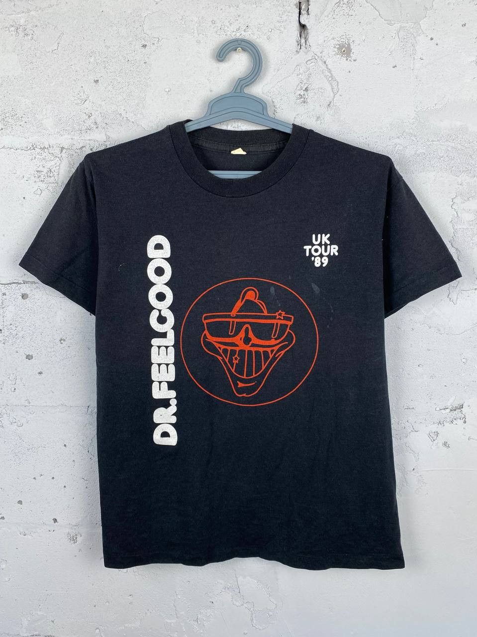 Band Tees × Vintage Motley Crue 1989 Dr. Feel Good T Shirt Single Stitch Size US L / EU 52-54 / 3 - 1 Thumbnail