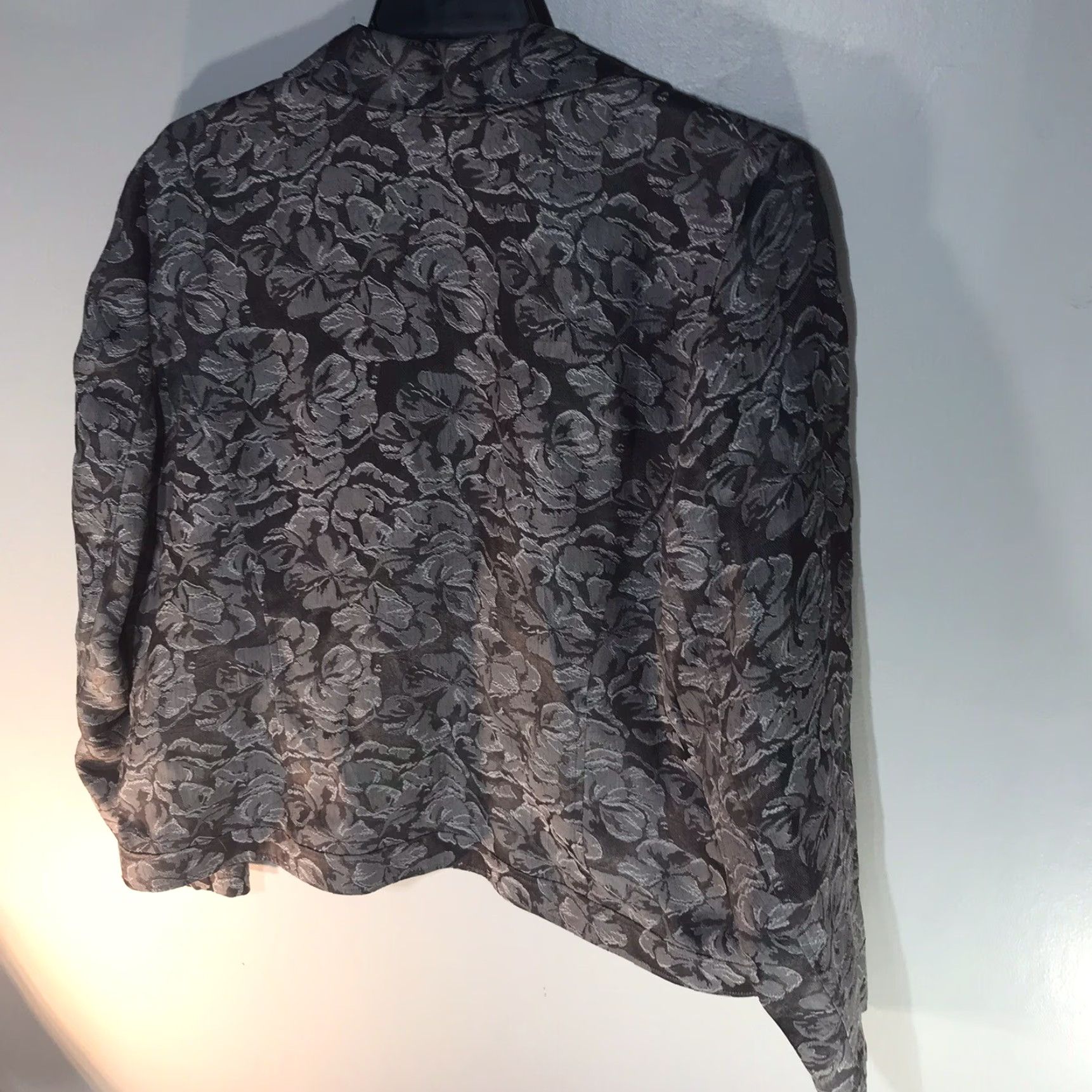 Coldwater Creek VINTAGE Coldwater Creek Women's Jacket XL Brown/White Floral Embroidered Sequin Casual Coat Size XL / US 12-14 / IT 48-50 - 3 Thumbnail
