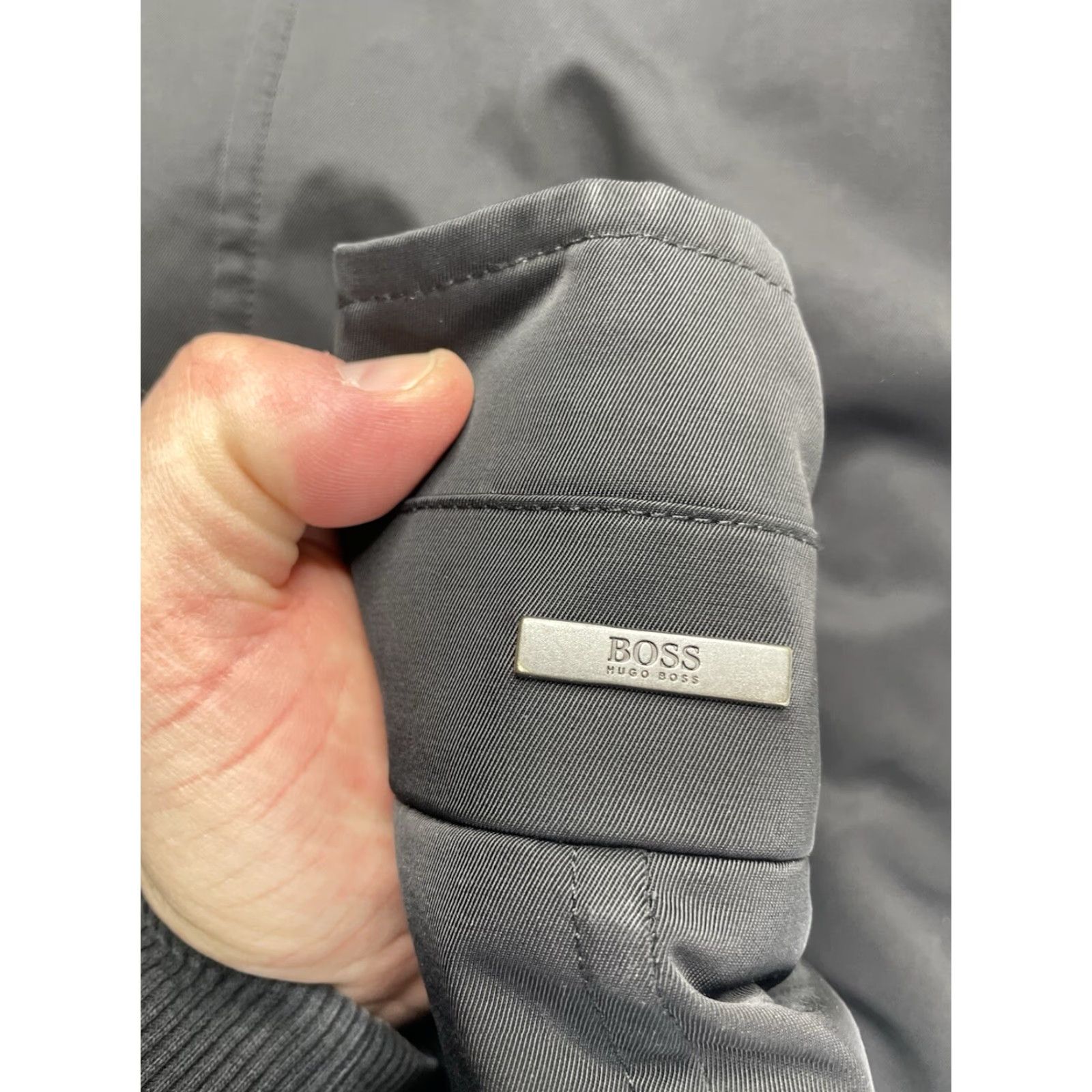 Hugo Boss HUGO BOSS Carson1 Coat 46R Black Polyester Water Repellent Trench Jacket Men Regular Car Coat Winter Fall Jacket Coat Size US S / EU 44-46 / 1 - 7 Thumbnail