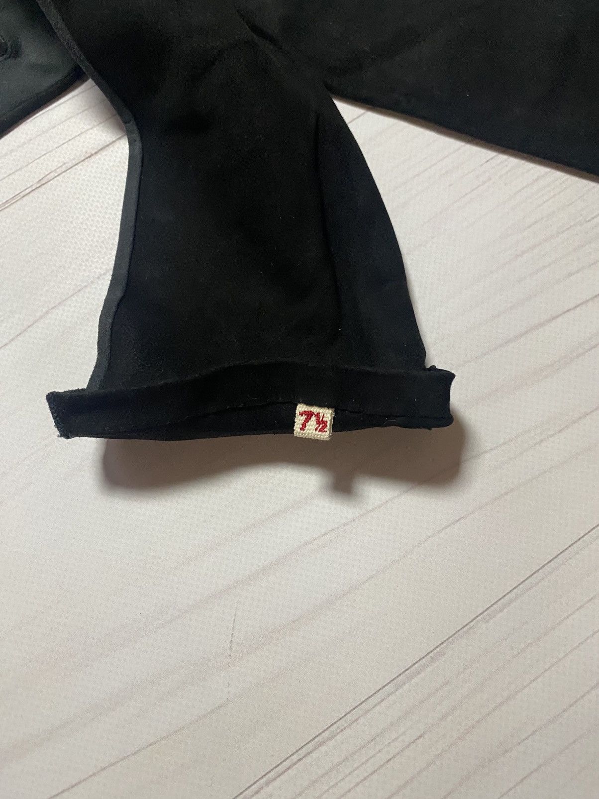 Marni Vintage Marni Black Leather Long Gloves Size 7.5 Size ONE SIZE - 6 Thumbnail
