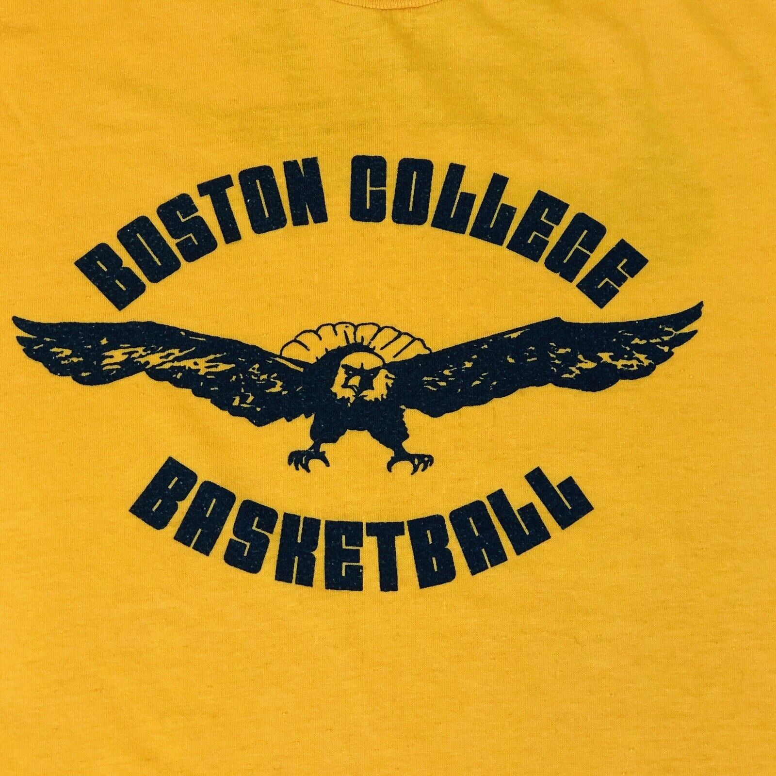 Nike × Vintage Vintage Nike 70s Orange Tag Boston College Basketball Shirt Size US L / EU 52-54 / 3 - 5 Thumbnail