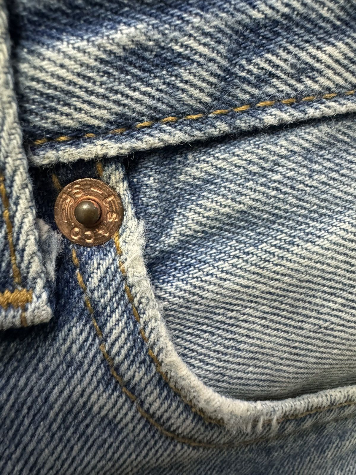 Handmade VINTAGE DENIM HANDMADE BIRKIN STYLE HANDBAG Size ONE SIZE - 10 Thumbnail