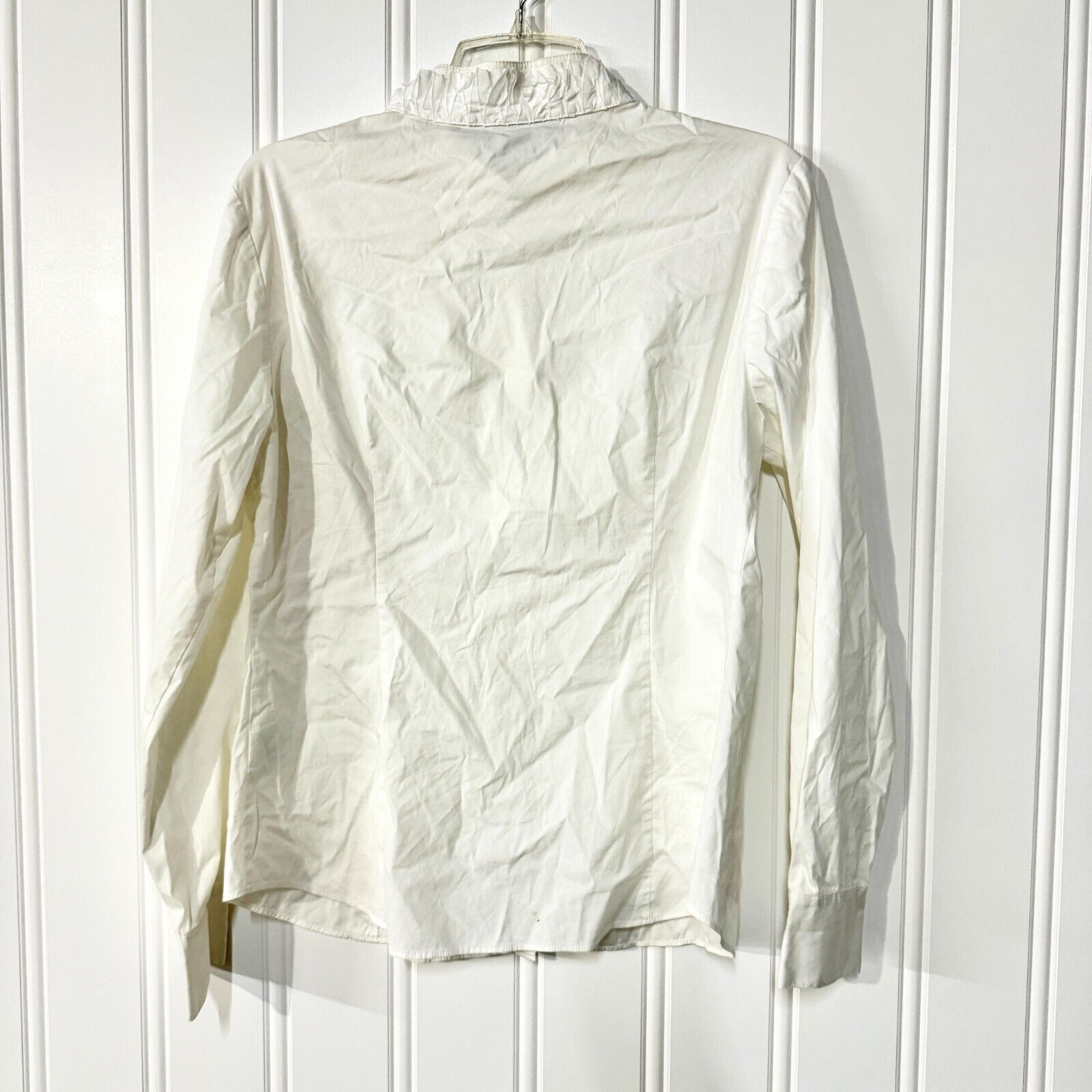 Other Lafayette 148 Blouse Sz 10 Button Up Embroidered Long Sleeve Size L / US 10 / IT 46 - 5 Thumbnail