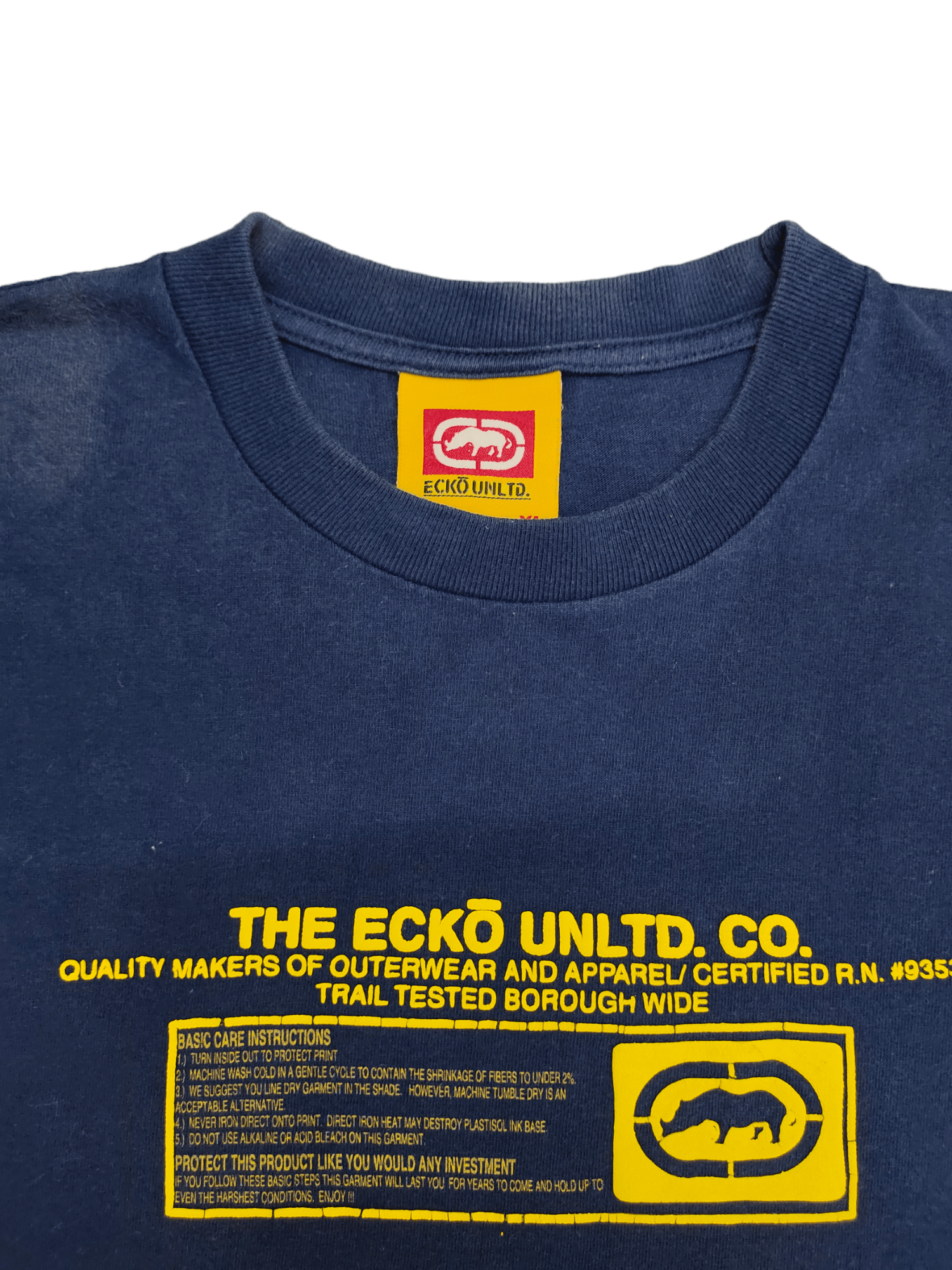 Ecko Unltd. Vintage The Ecko Unlted.CO. Oversize T-Shirt Jnco Y2k Size US XL / EU 56 / 4 - 4 Thumbnail