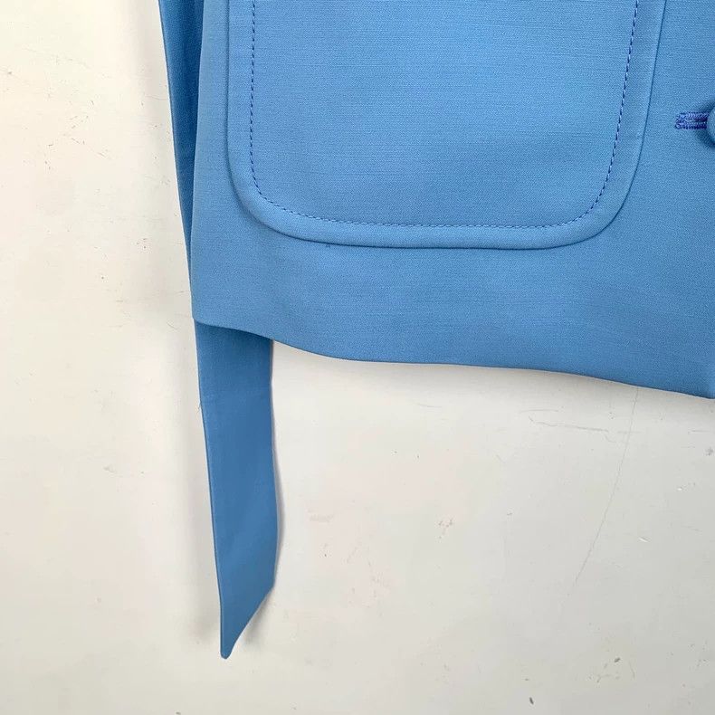 Gucci Gucci Blue multi-pocket wool single-breasted belt vest 250 Size US XS / EU 42 / 0 - 5 Thumbnail