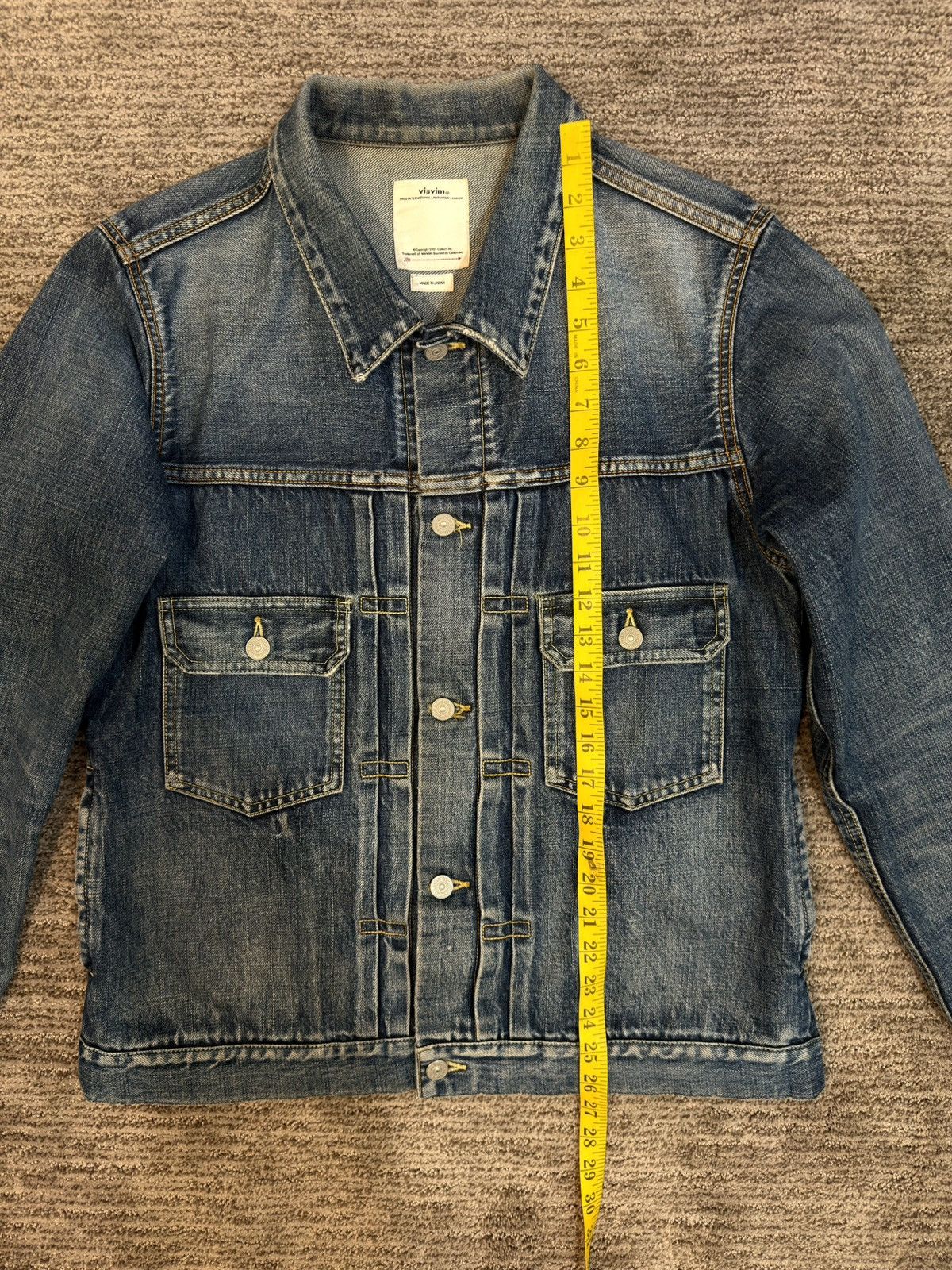 Visvim Visvim D1001 Denim Jacket - Size 4 – Hand Distr Size US XL / EU 56 / 4 - 13 Thumbnail