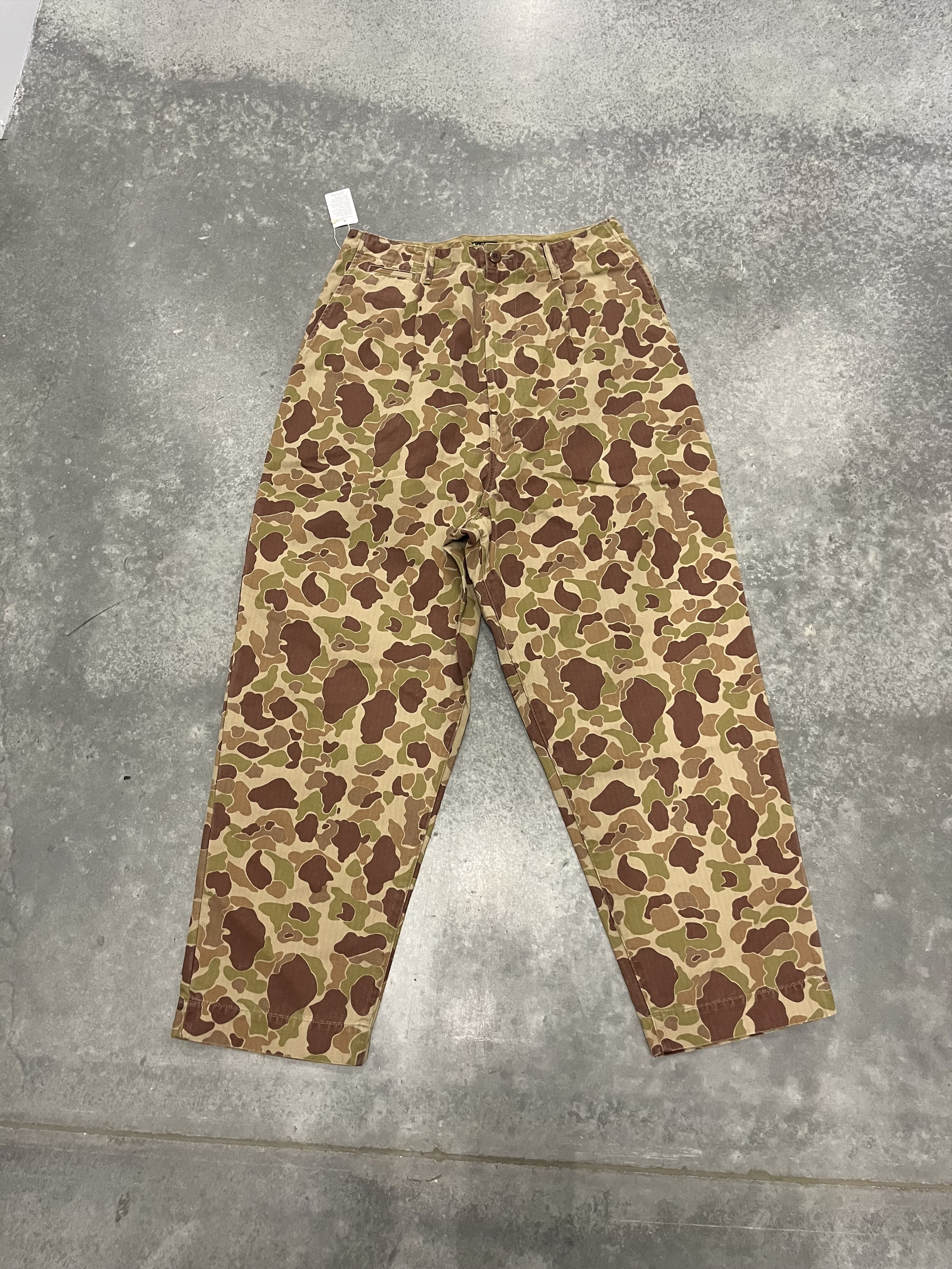 Kapital Kapital Herringbone Peek-a-boo Camouflage Easy Pants SZ 4 Size US 34 / EU 50 - 1 Thumbnail