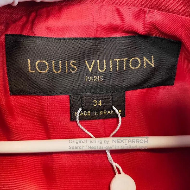 Louis Vuitton Louis Vuitton Long coat with red single-breasted pockets c Size XXS / US 00 / IT 34 - 3 Thumbnail