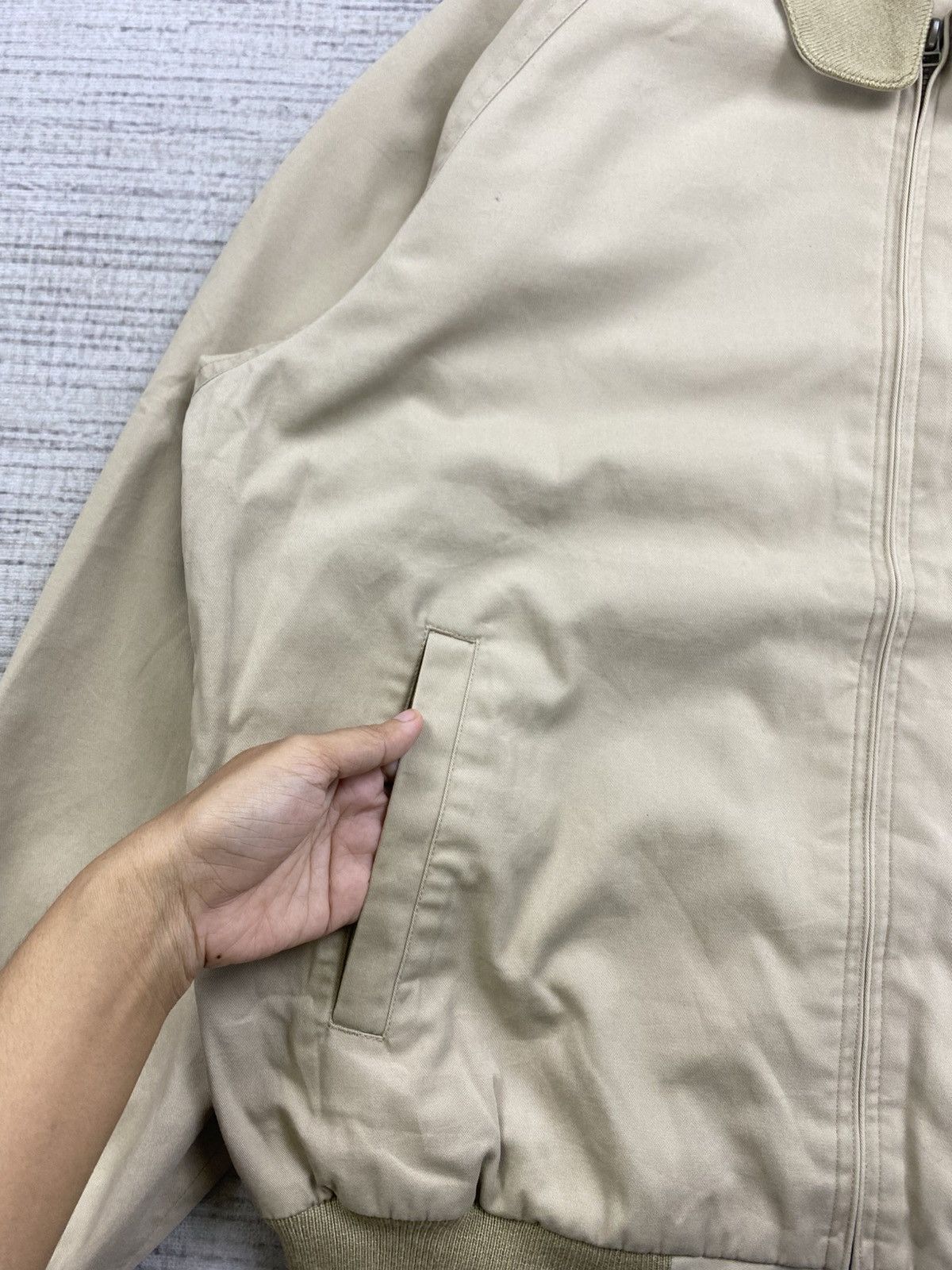 Designer × Japanese Brand × Vintage Vintage Crocodile Rare Casual Zipper Cotton Jacket Size US L / EU 52-54 / 3 - 7 Thumbnail