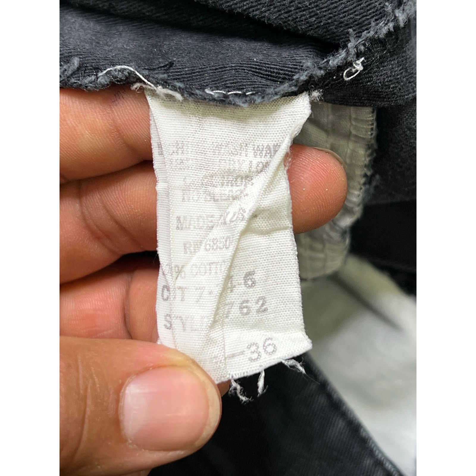Vintage Vintage 90s Onyx Pleated Work Pants Gray Sz 36 Actual 34x31 Size US 36 / EU 52 - 4 Thumbnail