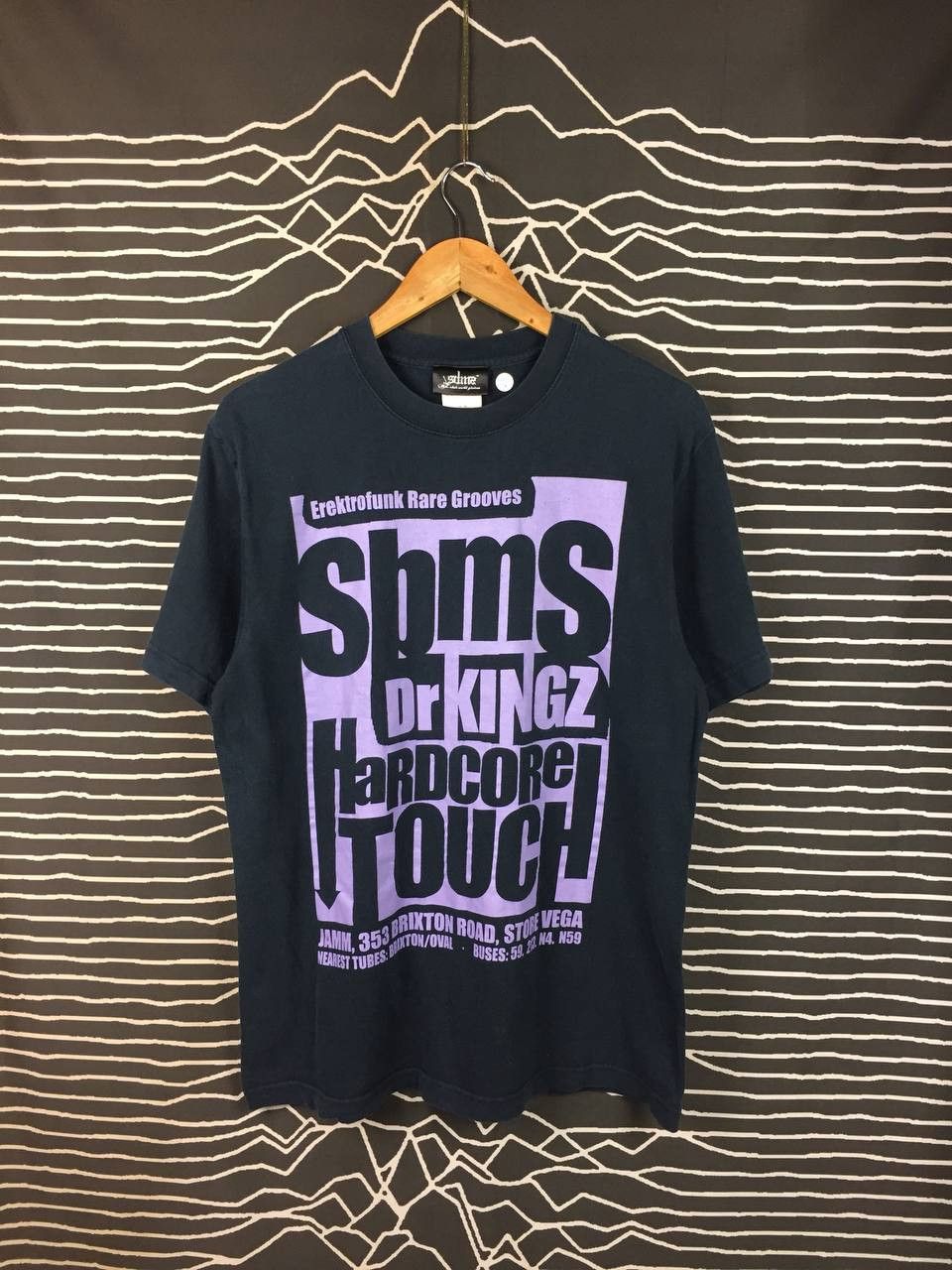 Vintage Vtg SBMS Crew Elektrofunk Rare Grooves London Club Scene Tee Size US L / EU 52-54 / 3 - 2 Thumbnail