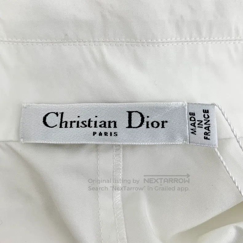 Dior Dior White logo sequin embroidered cotton lapel single-bre Size XXS / US 00 / IT 34 - 5 Thumbnail