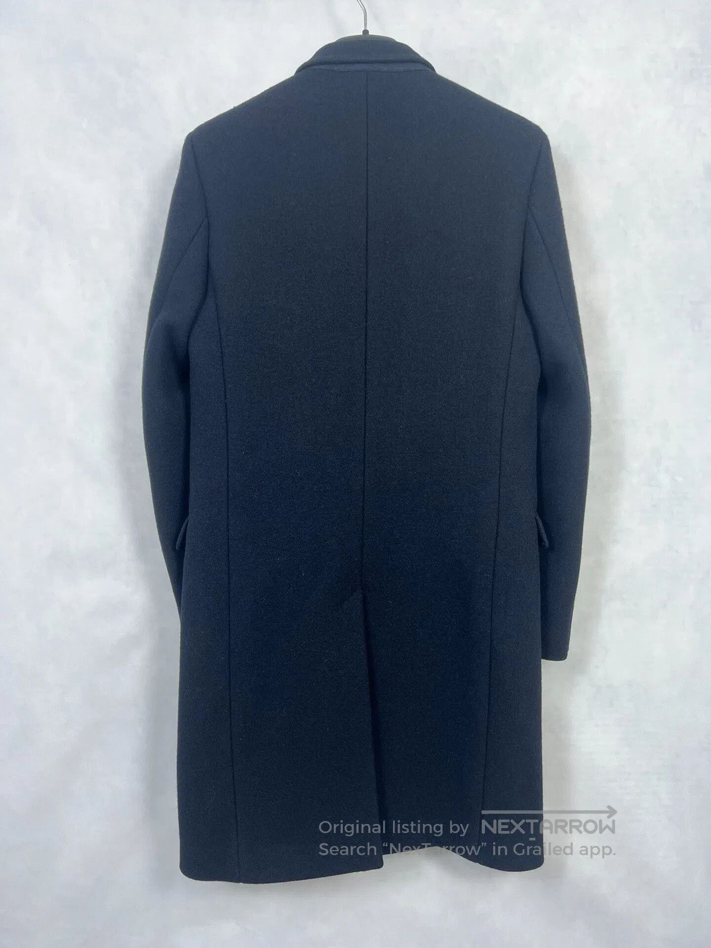 Saint Laurent Paris Saint Laurent Navy Double-Breasted Coat. Size US M / EU 48-50 / 2 - 2 Thumbnail