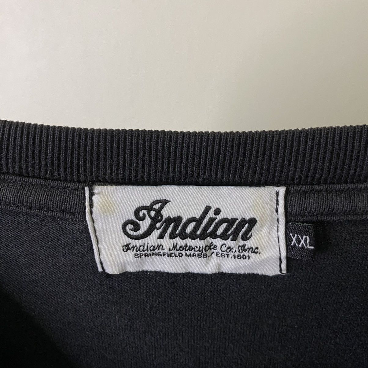 Harley Davidson × Indian Motorcycle × Vintage Y2K Indian Motorcycle Springfield Mass Harley Davidson Style Size US L / EU 52-54 / 3 - 3 Thumbnail