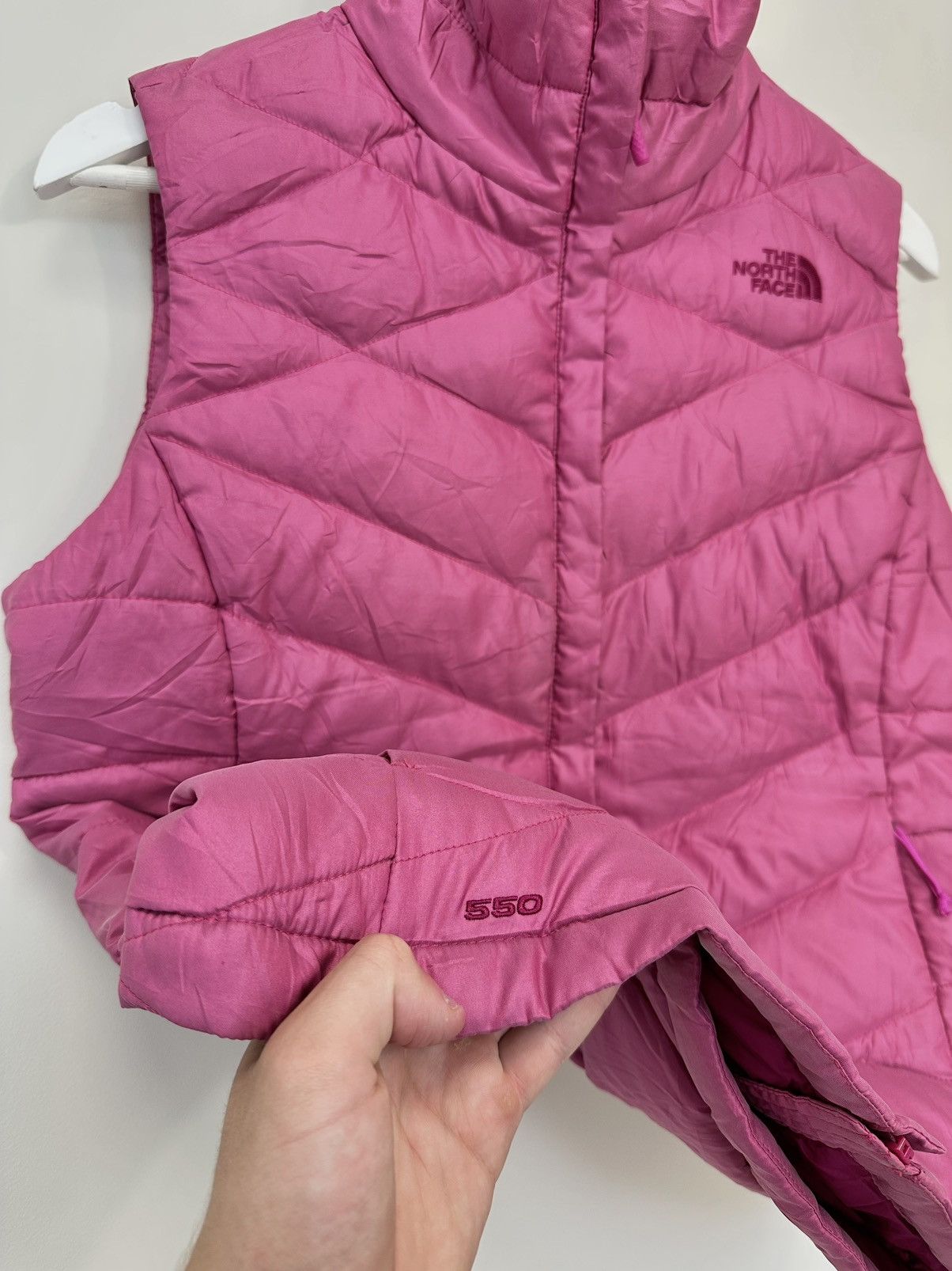 The North Face Vintage The North Face 550 Pink Hype Puffer Down Vest Size M / US 6-8 / IT 42-44 - 4 Thumbnail