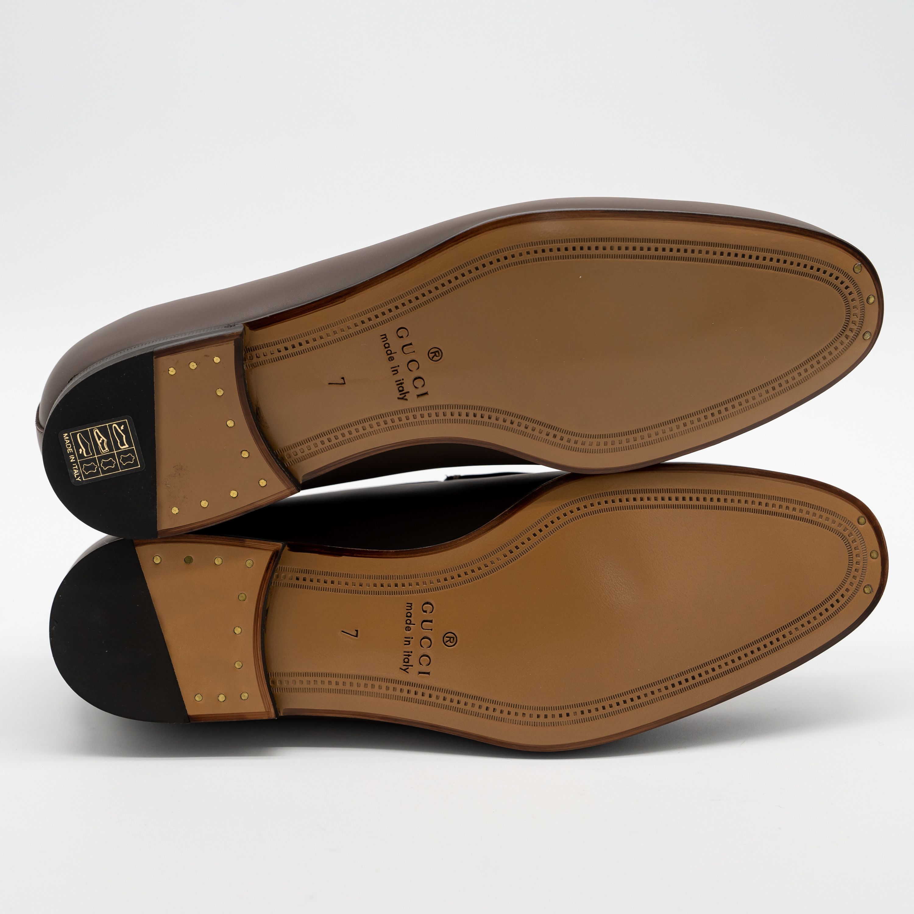Gucci 7.5 US Gucci Anniversary Loafers Horsebit Brown Leather Size US 7.5 / EU 40-41 - 6 Thumbnail