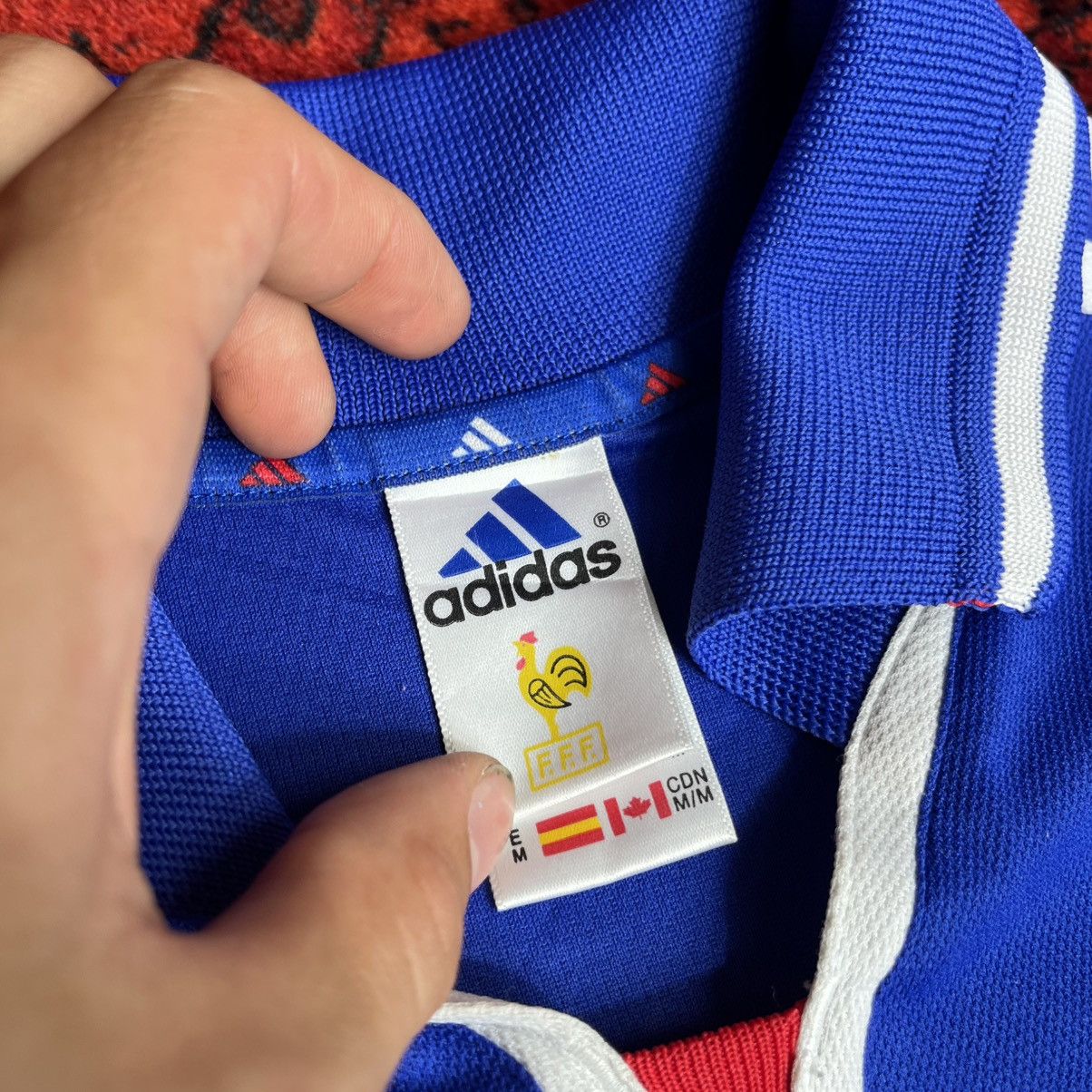 Adidas Maglia Francia Adidas Blanc Euro 2000 Maillot Jersey France Size US M / EU 48-50 / 2 - 11 Thumbnail