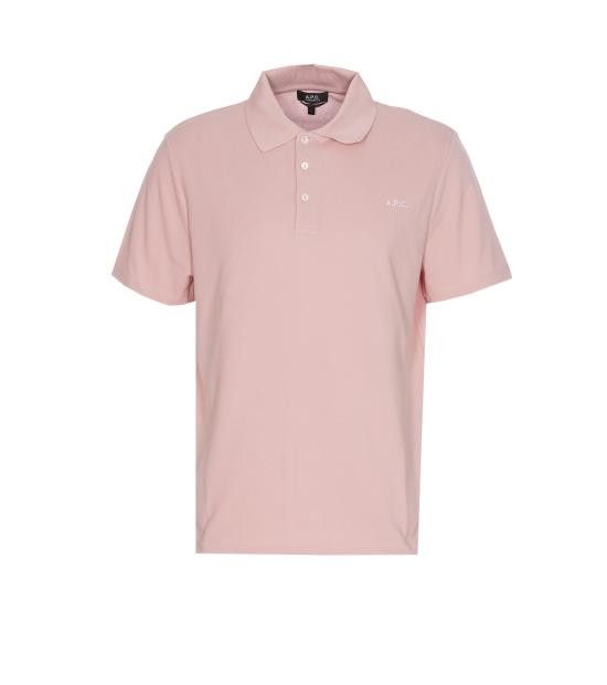 A.P.C. A.P.C. Men Polo Shirts COGWZ H26342 FAA Pink Size US L / EU 52-54 / 3 - 1 Thumbnail