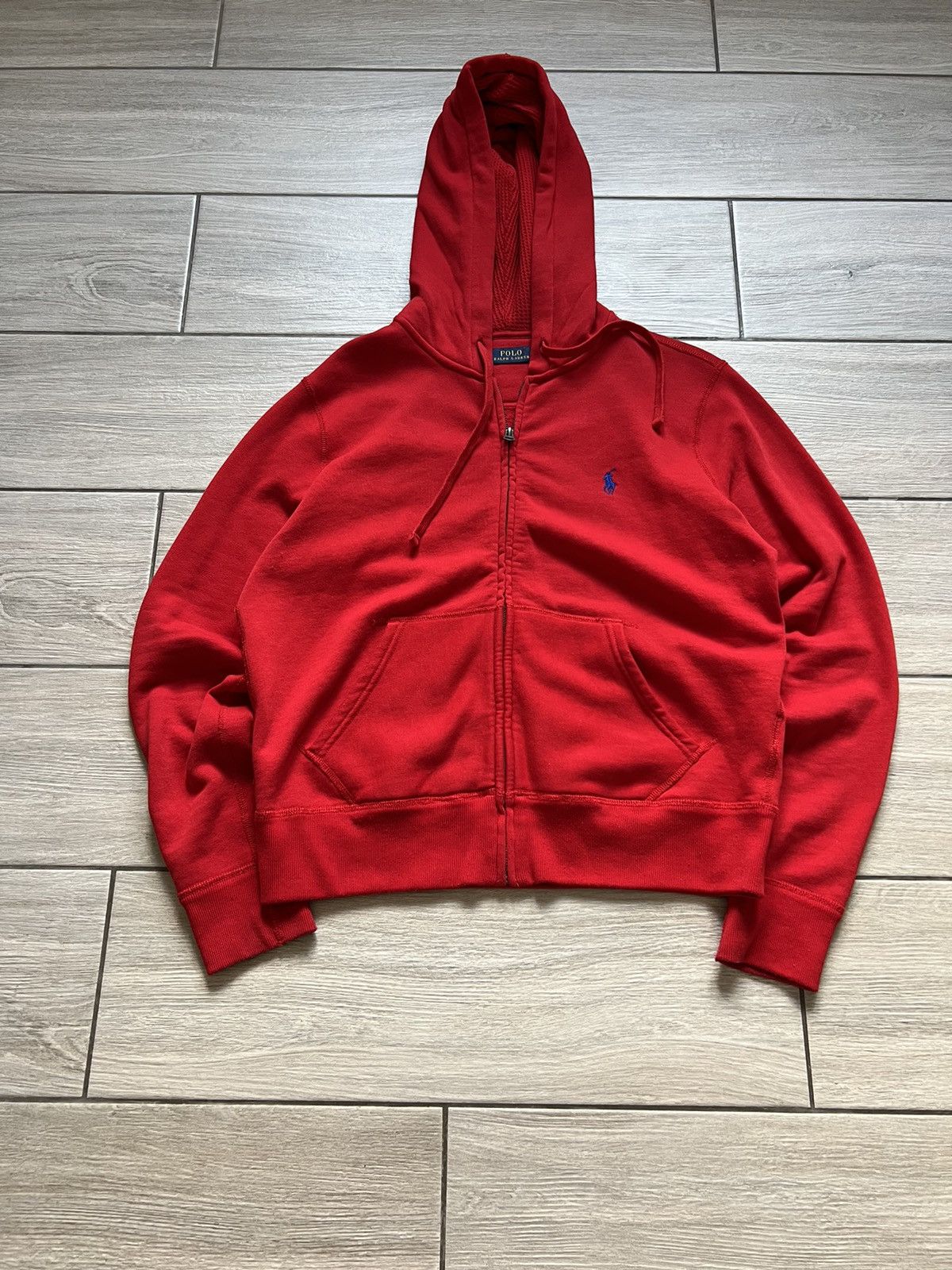 Polo Ralph Lauren × Vintage Vintage Polo Ralph Lauren Zip Up Hoodie 90s Y2K Size US L / EU 52-54 / 3 - 3 Thumbnail