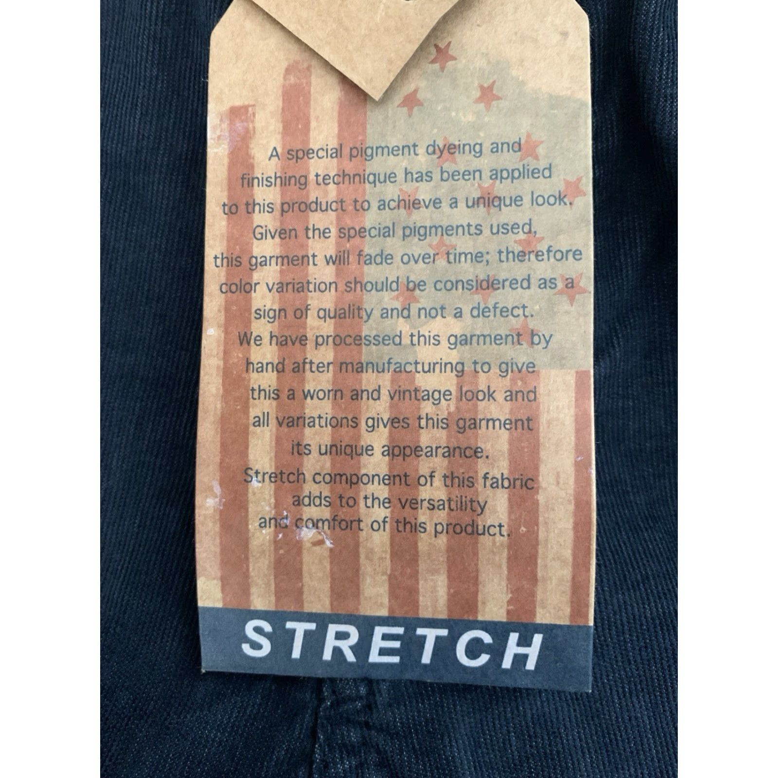 Vintage Tailor Vintage Pants Straight Navy Blue 30x34 Cotton Corduroy Men Regular Belt Loops 5-Pocket NWT Size US 30 / EU 46 - 7 Thumbnail