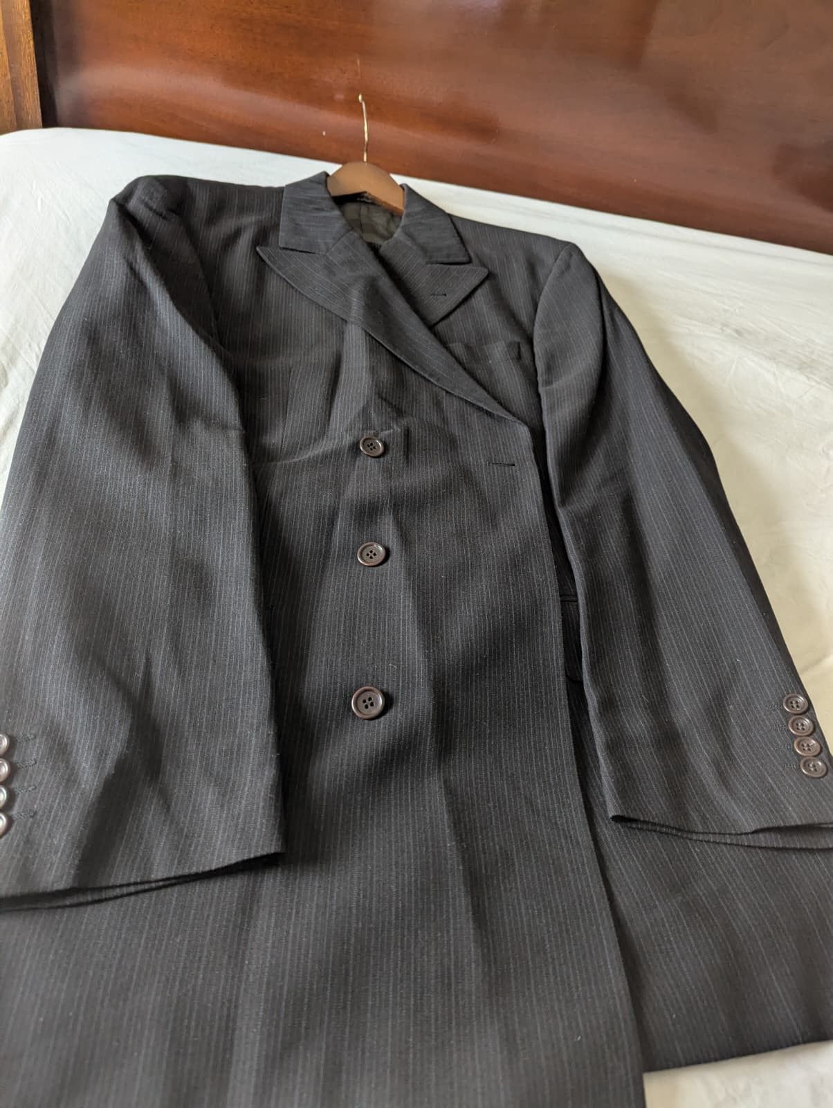 Other Vintage Hugo Boss Suit Size 40L - 6 Thumbnail