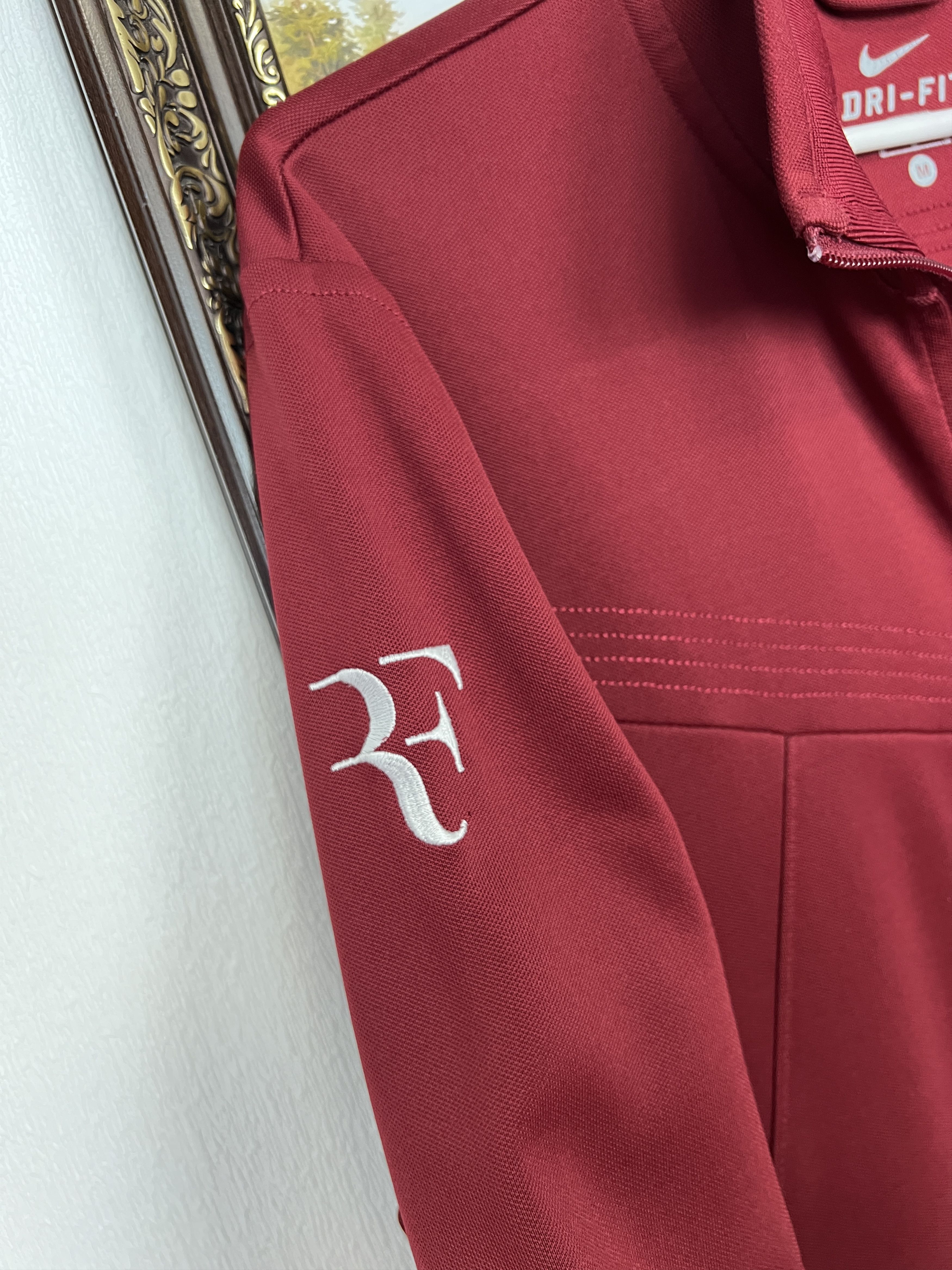Nike Nike Roger Federer RF 2011 French Burgundy Tennis Jacket Size US M / EU 48-50 / 2 - 4 Thumbnail