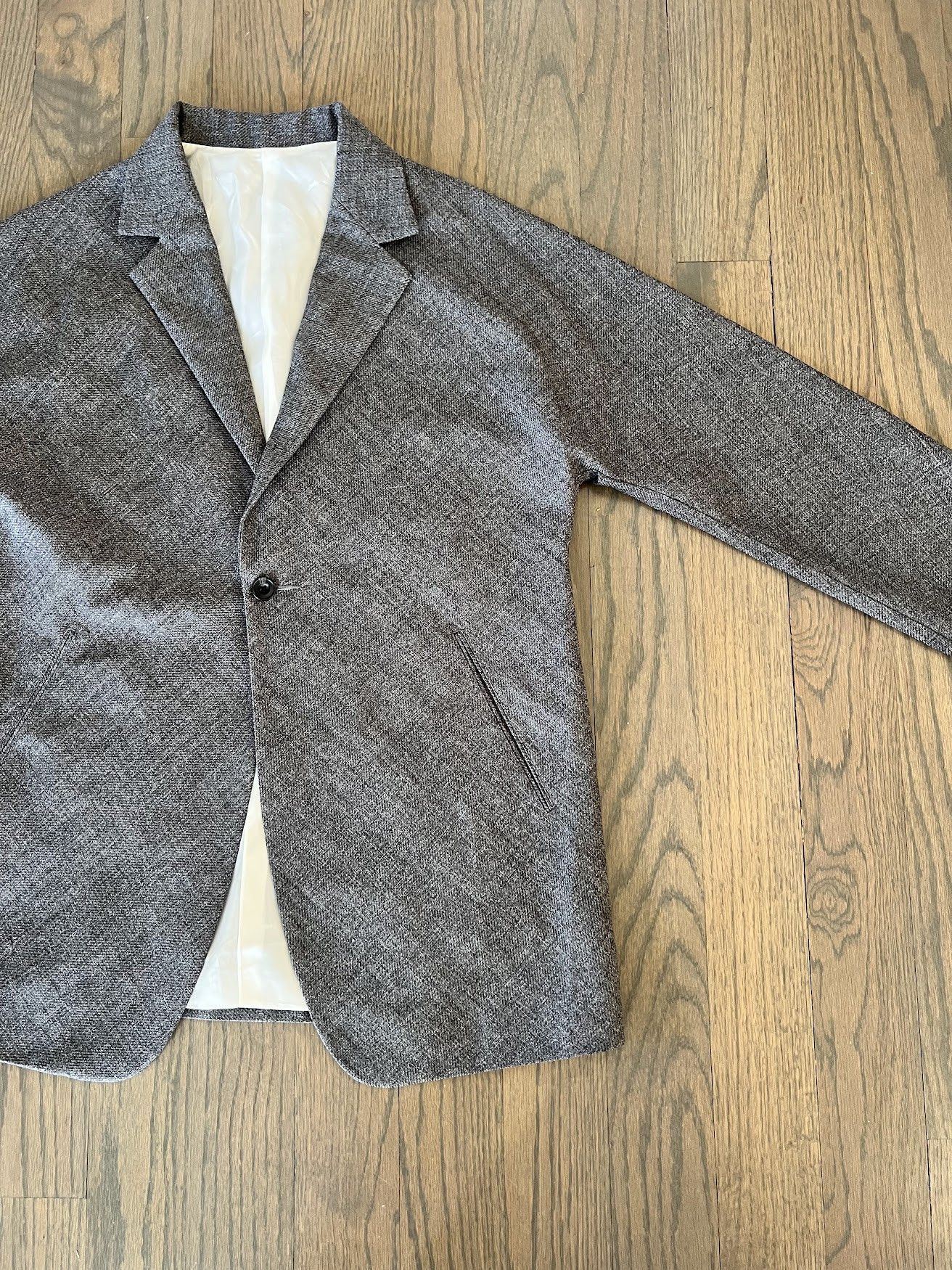 Needles Needles Gray Seamless Blazer Size 46R - 3 Thumbnail