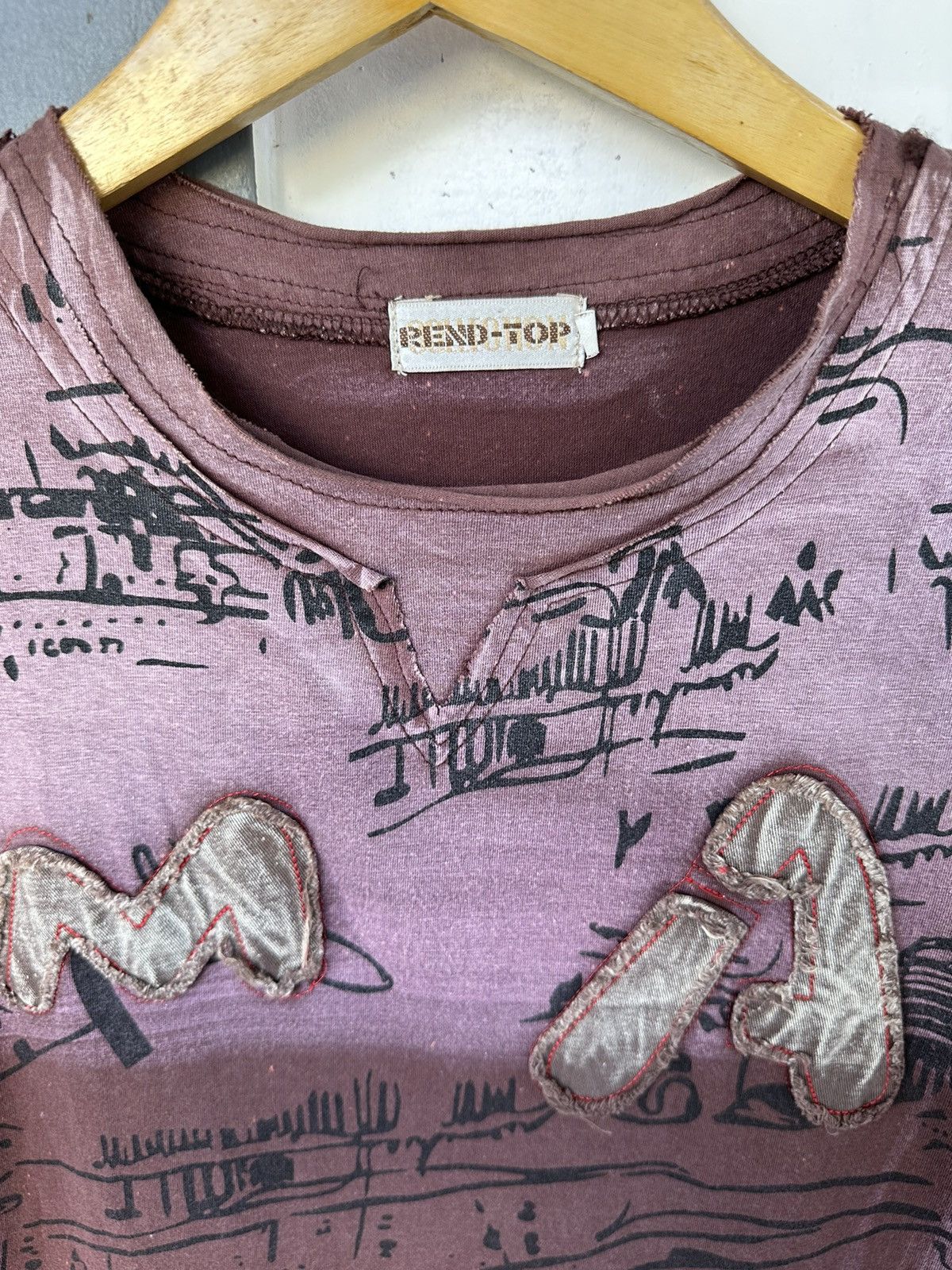Japanese Brand CRAZY FADED DISTRESSED POEM TSHIRT SEDITIONARIES Size US S / EU 44-46 / 1 - 5 Thumbnail