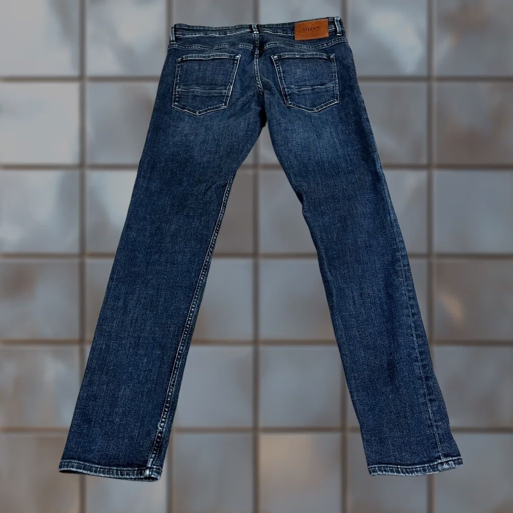 Hugo Boss HUGO BOSS Jeans Slim Skinny 32 32 Dark Wash Blue Stretch Charleston Denim Men Size US 32 / EU 48 - 1 Thumbnail