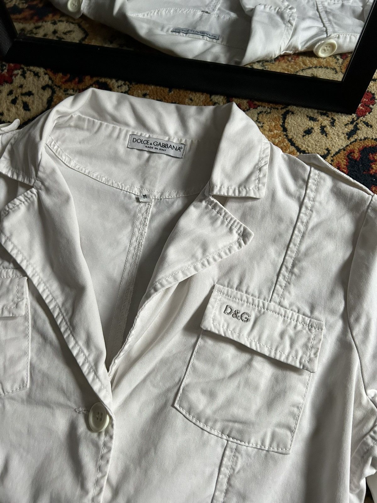Dolce & Gabbana × Vintage Dolce Gabbana vintage jacket blazer Size M / US 6-8 / IT 42-44 - 4 Thumbnail