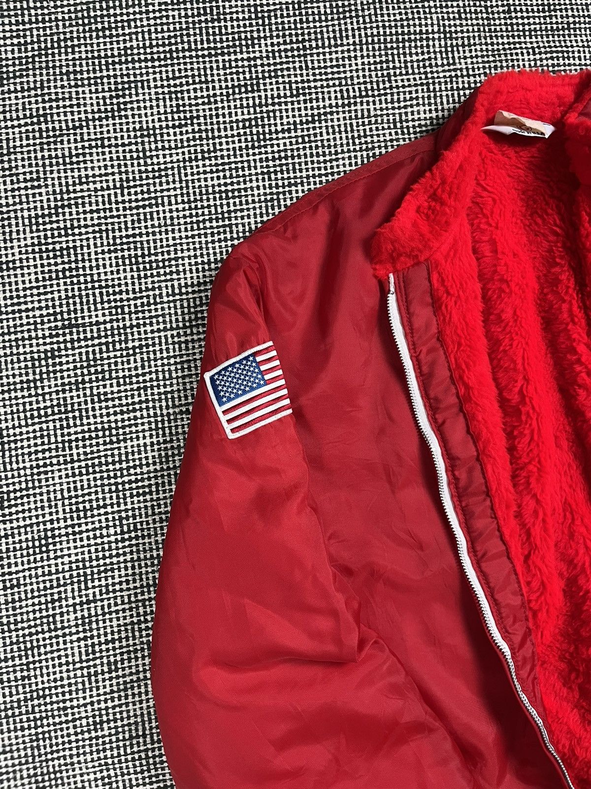 Vintage Great Lakes Jacket red Sherpa faux fur Pharrell style Size US L / EU 52-54 / 3 - 4 Thumbnail