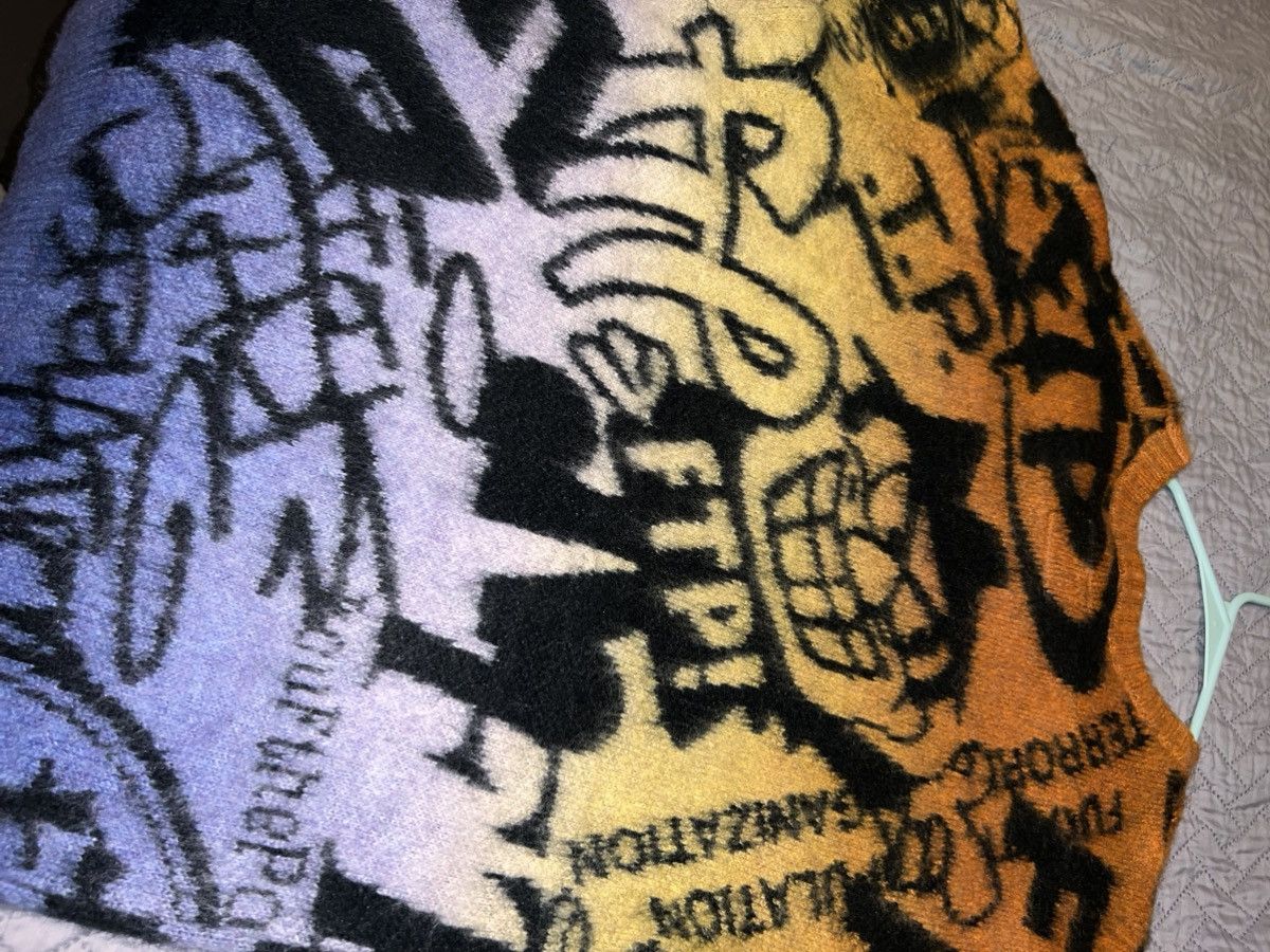 Fuck The Population FTP Archive Mohair sweater - Orange Size US M / EU 48-50 / 2 - 10 Thumbnail